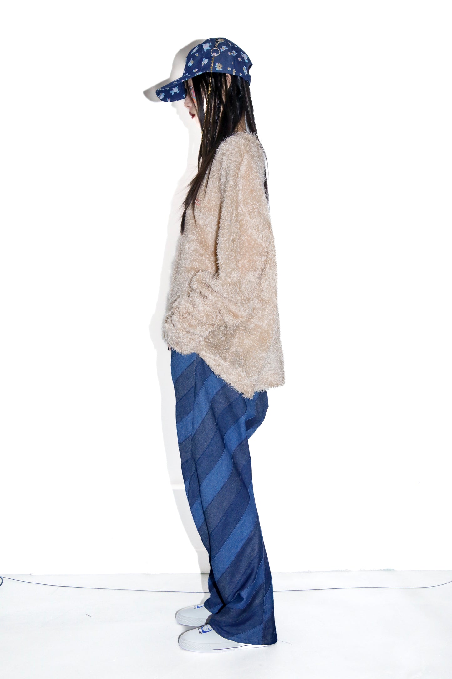 BODYSONG. / 先行予約 3D CUT ARTISAN PATCHWORK DENIM - NAVY