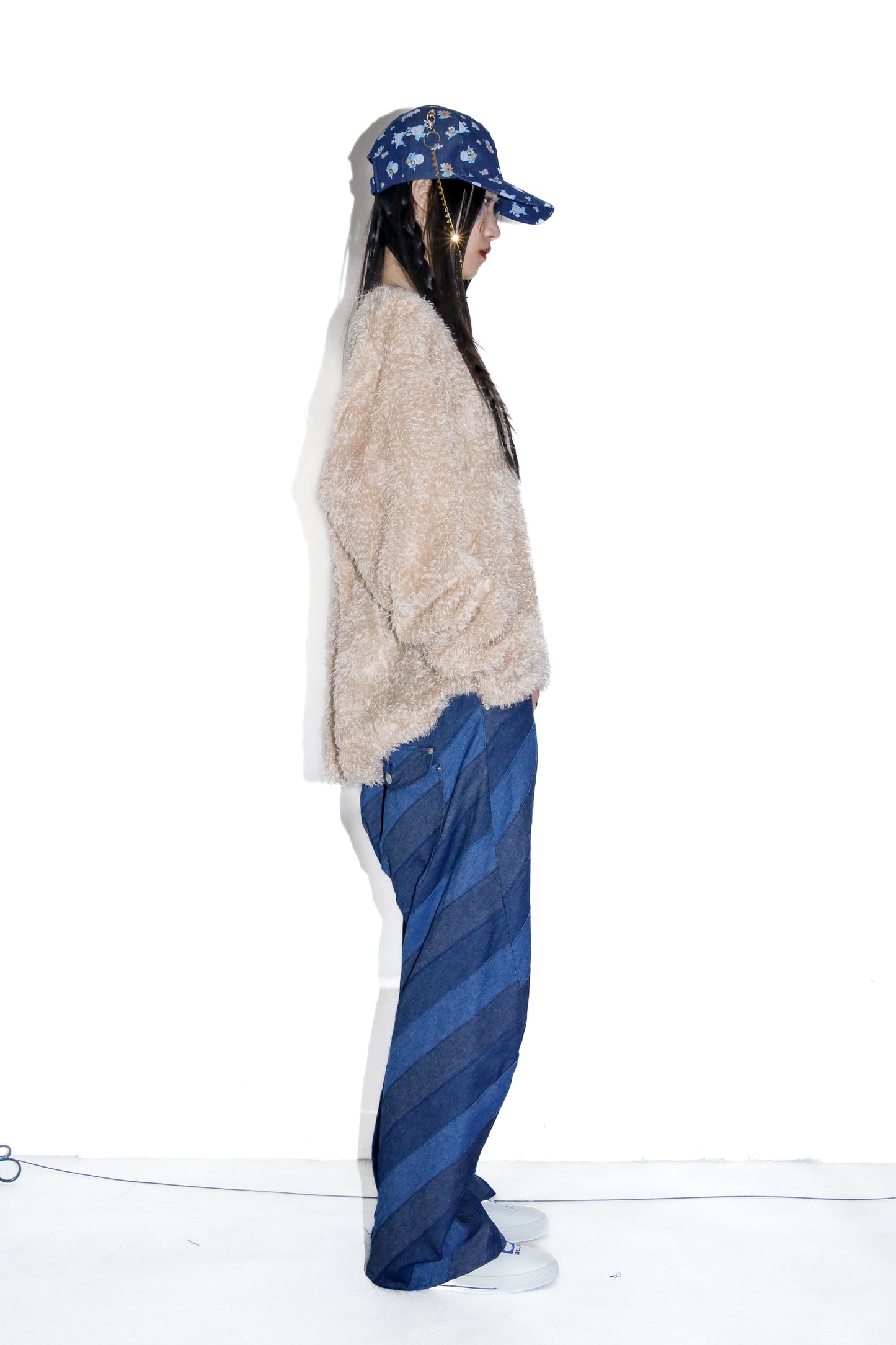 BODYSONG. / 先行予約 3D CUT ARTISAN PATCHWORK DENIM - NAVY