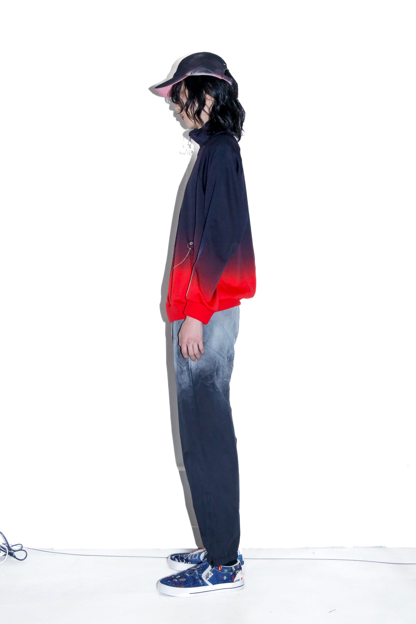 BODYSONG. / 先行予約 SPRAY PIGMENT-DYED RESCUE PANTS - BLACK