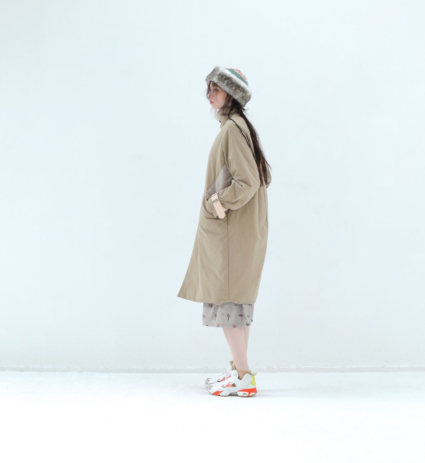 BEDSIDEDRAMA / 先行予約 Star Relic Reversible Coat - BEIGE