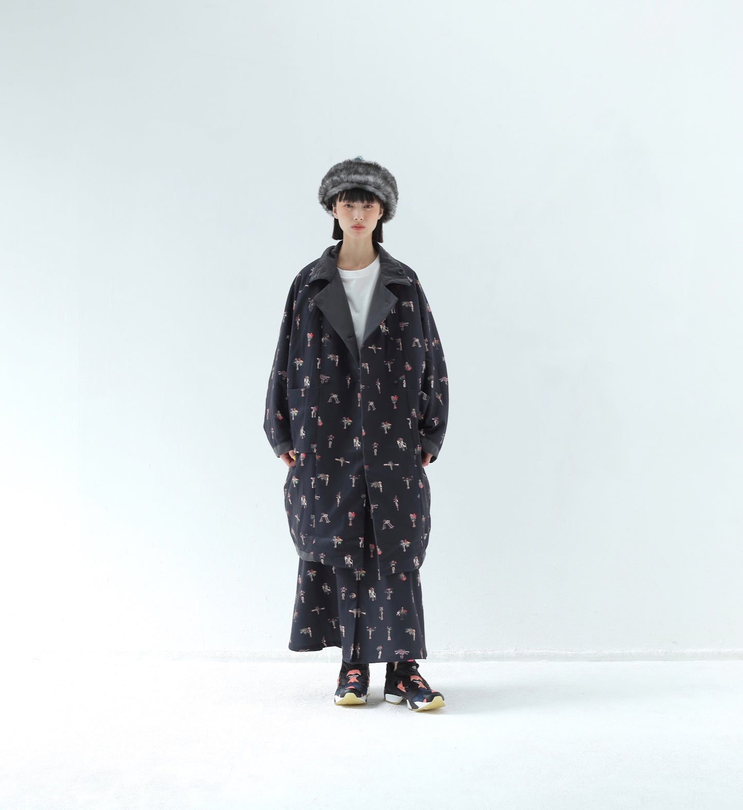 BEDSIDEDRAMA / 先行予約 Star Relic Reversible Coat - BLACK