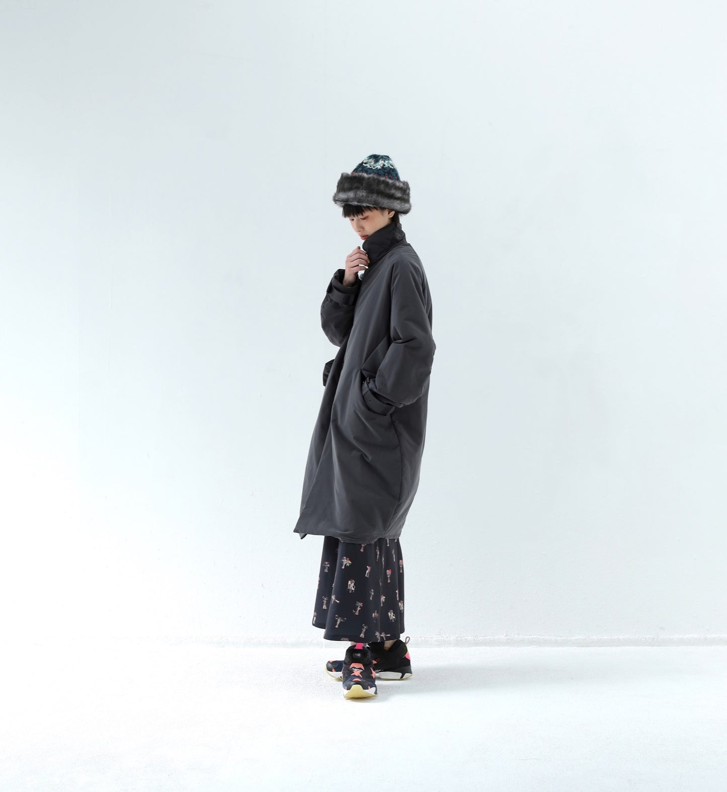 BEDSIDEDRAMA / 先行予約 Star Relic Reversible Coat - BLACK