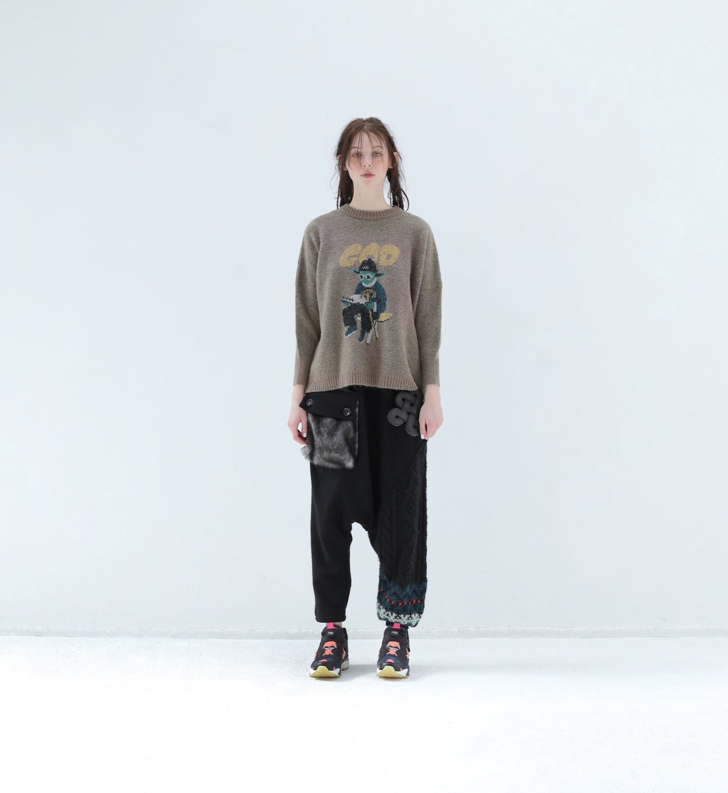BEDSIDEDRAMA / 先行予約 GOD Only Knows Knit Sweater - MOSS