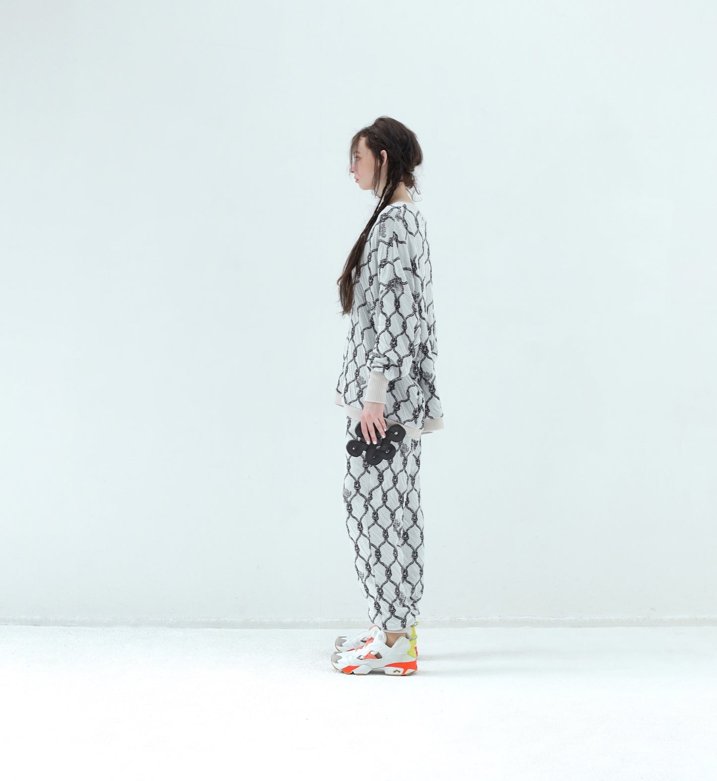 BEDSIDEDRAMA / 先行予約 Origin Jacquard Jodhpurs - WHITE