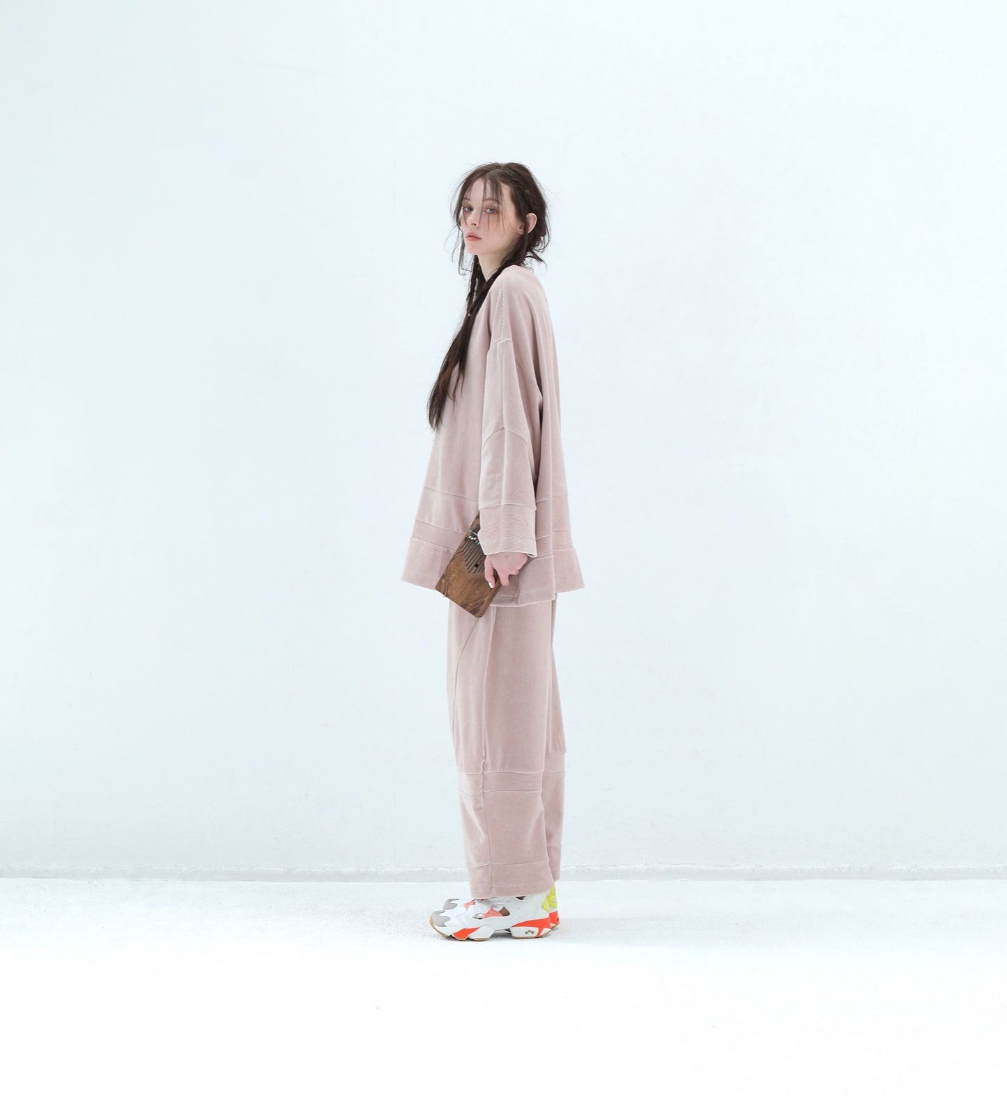 BEDSIDEDRAMA / 先行予約 Pattern Switch Pullover - PINK