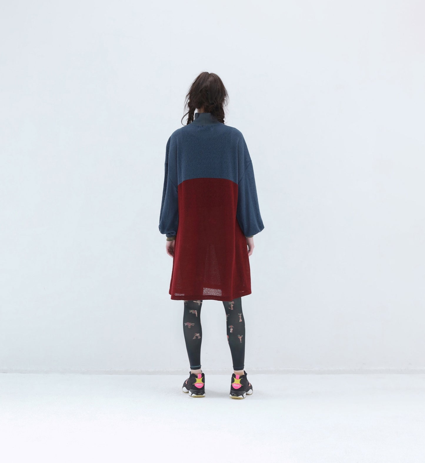 BEDSIDEDRAMA / 先行予約 Color Mix Dress Tee - BLUE