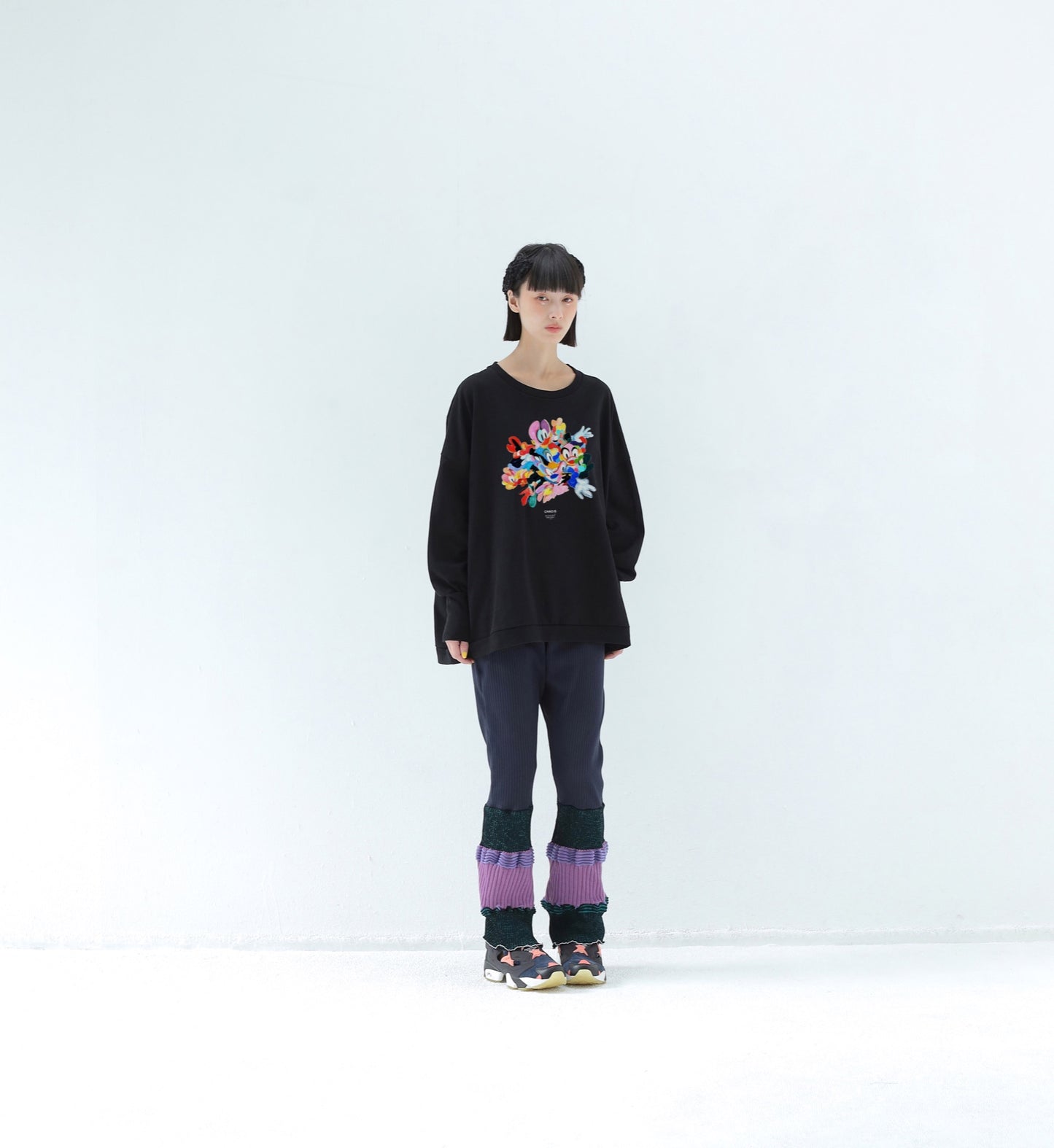 BEDSIDEDRAMA / 先行予約 CHAO:S HEAD Wide Pullover - BLACK