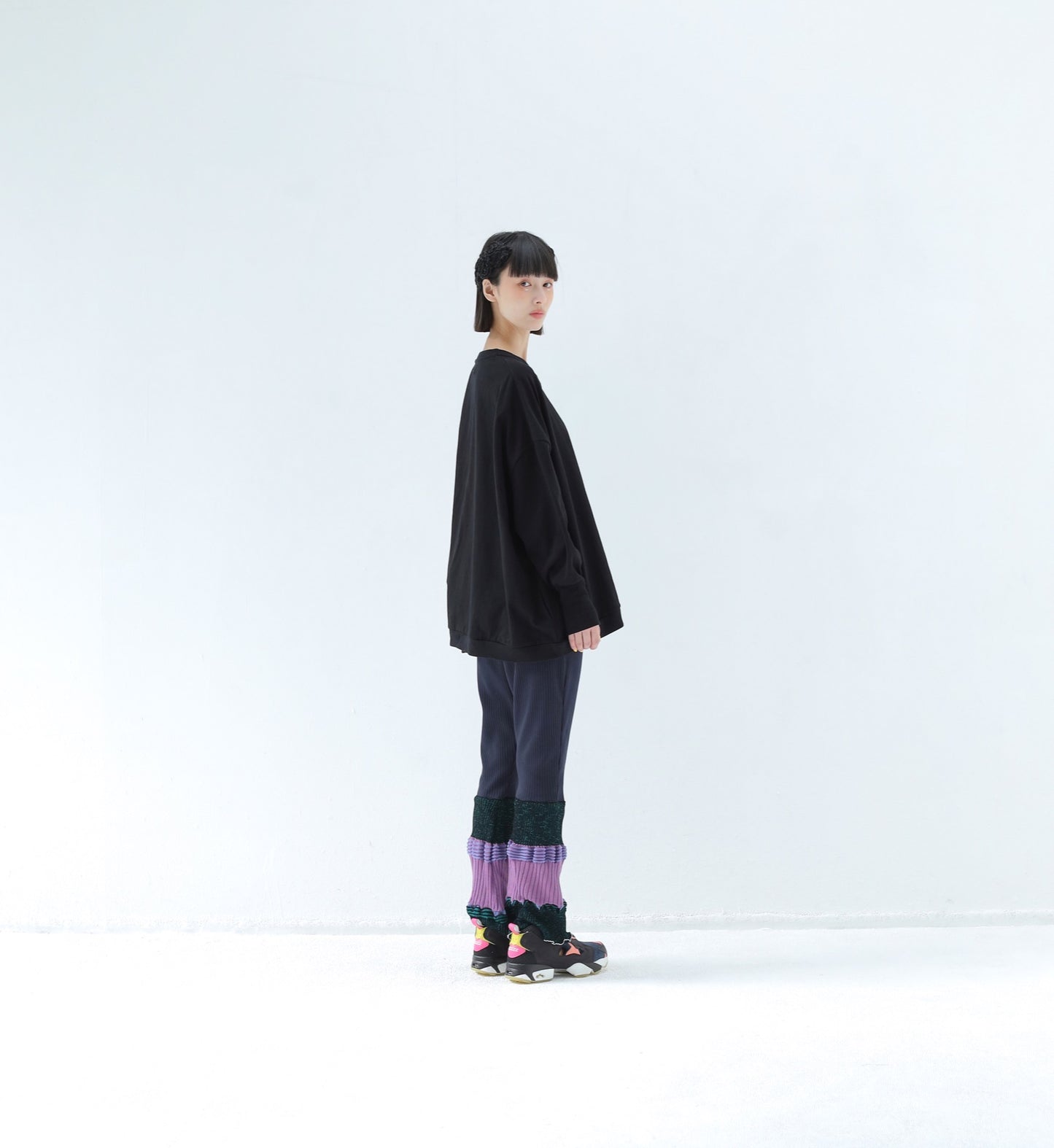 BEDSIDEDRAMA / 先行予約 YVES AND ADAM Wide Pullover - BLACK