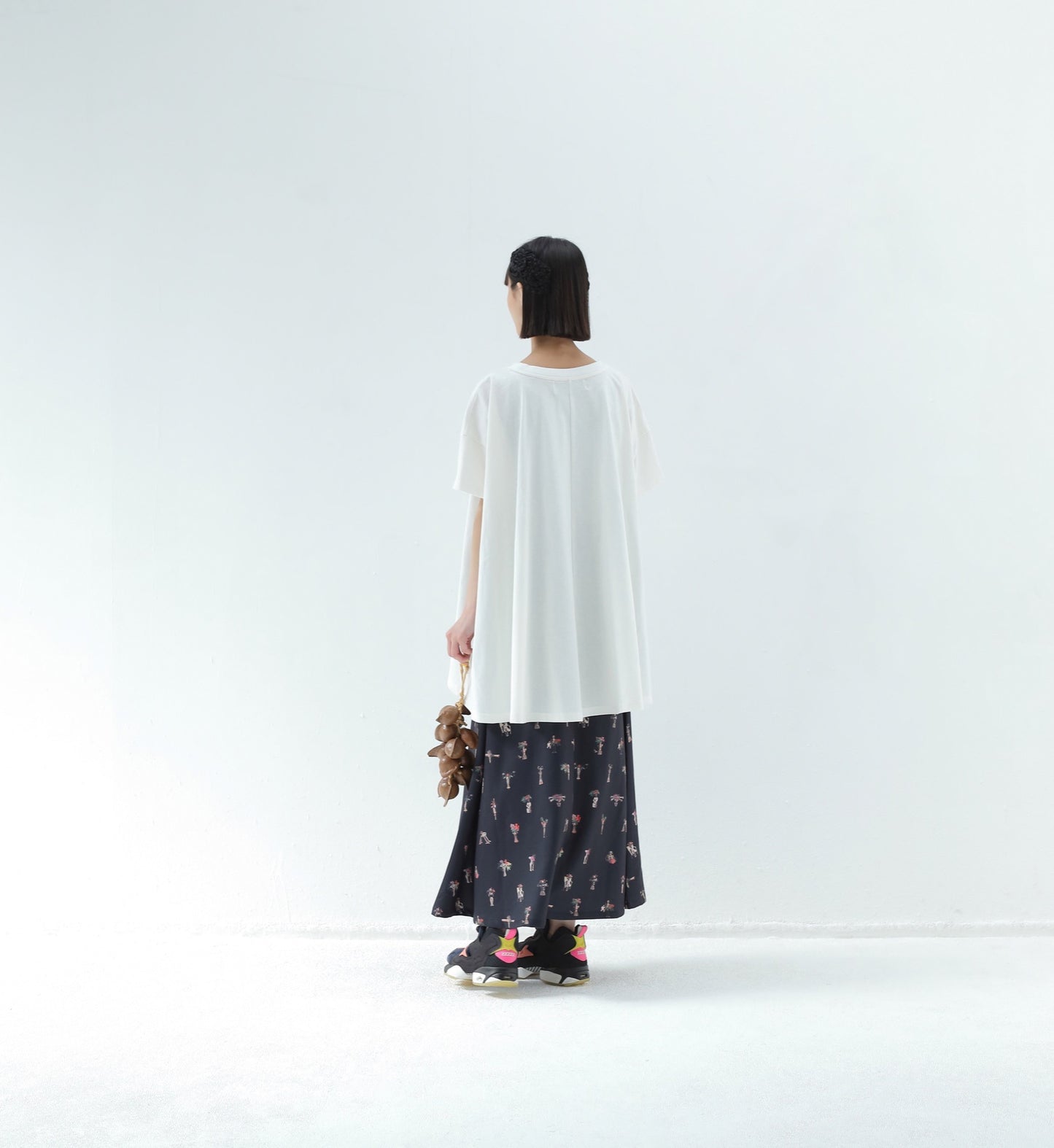 BEDSIDEDRAMA / 先行予約 DIGNEY DOLL Flare T-Shirt - WHITE