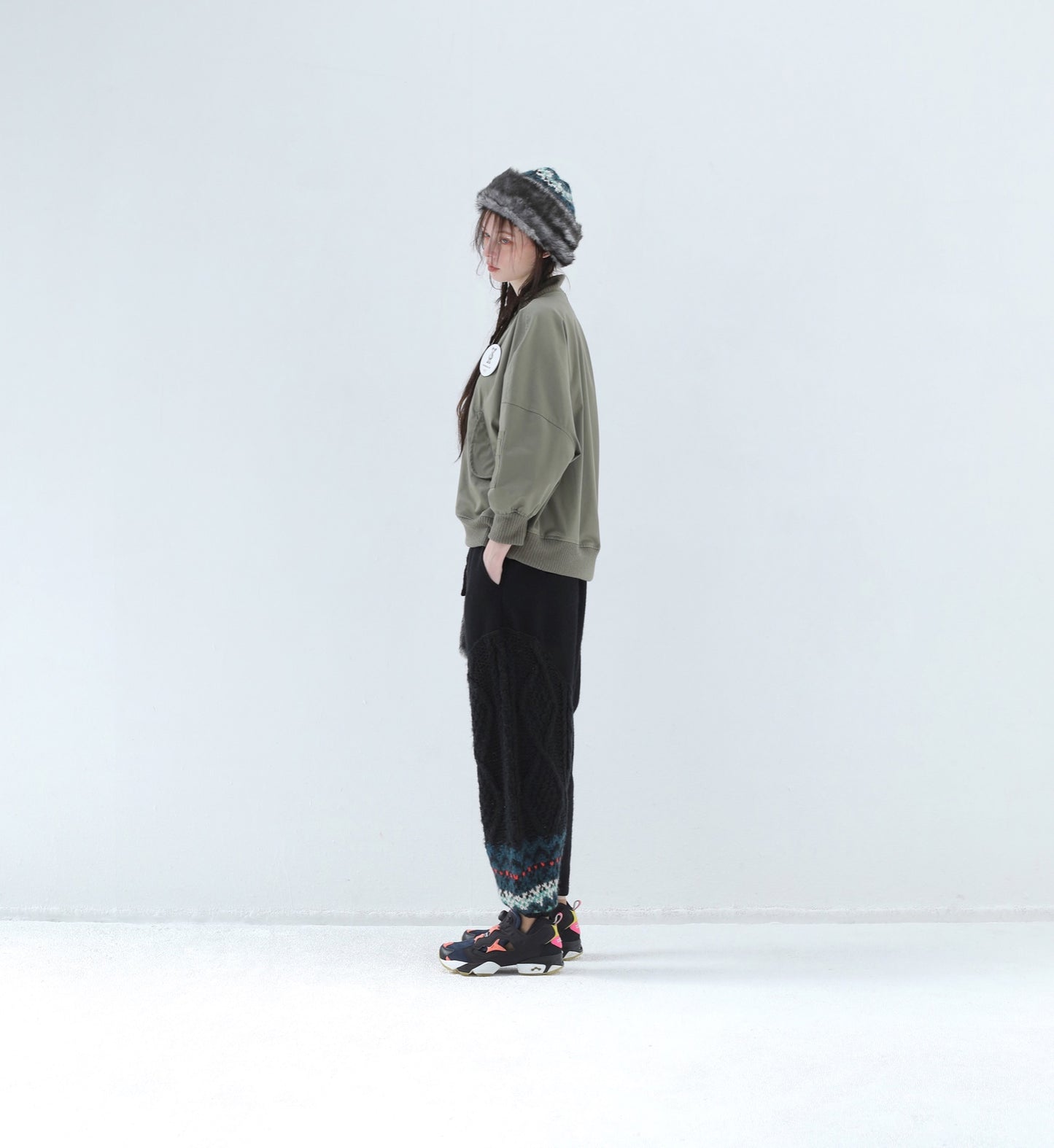 BEDSIDEDRAMA / 先行予約 Primitive Knit Cap - BLACK