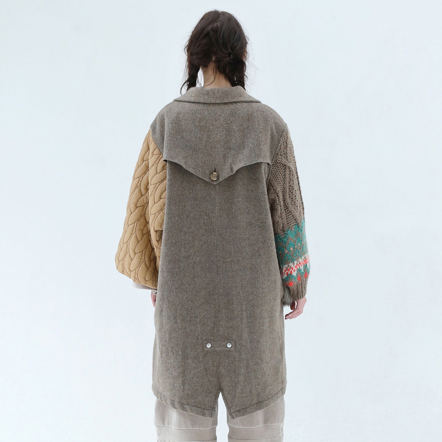 BEDSIDEDRAMA / 先行予約 OOPARTS Mix Gawn Coat - BEIGE