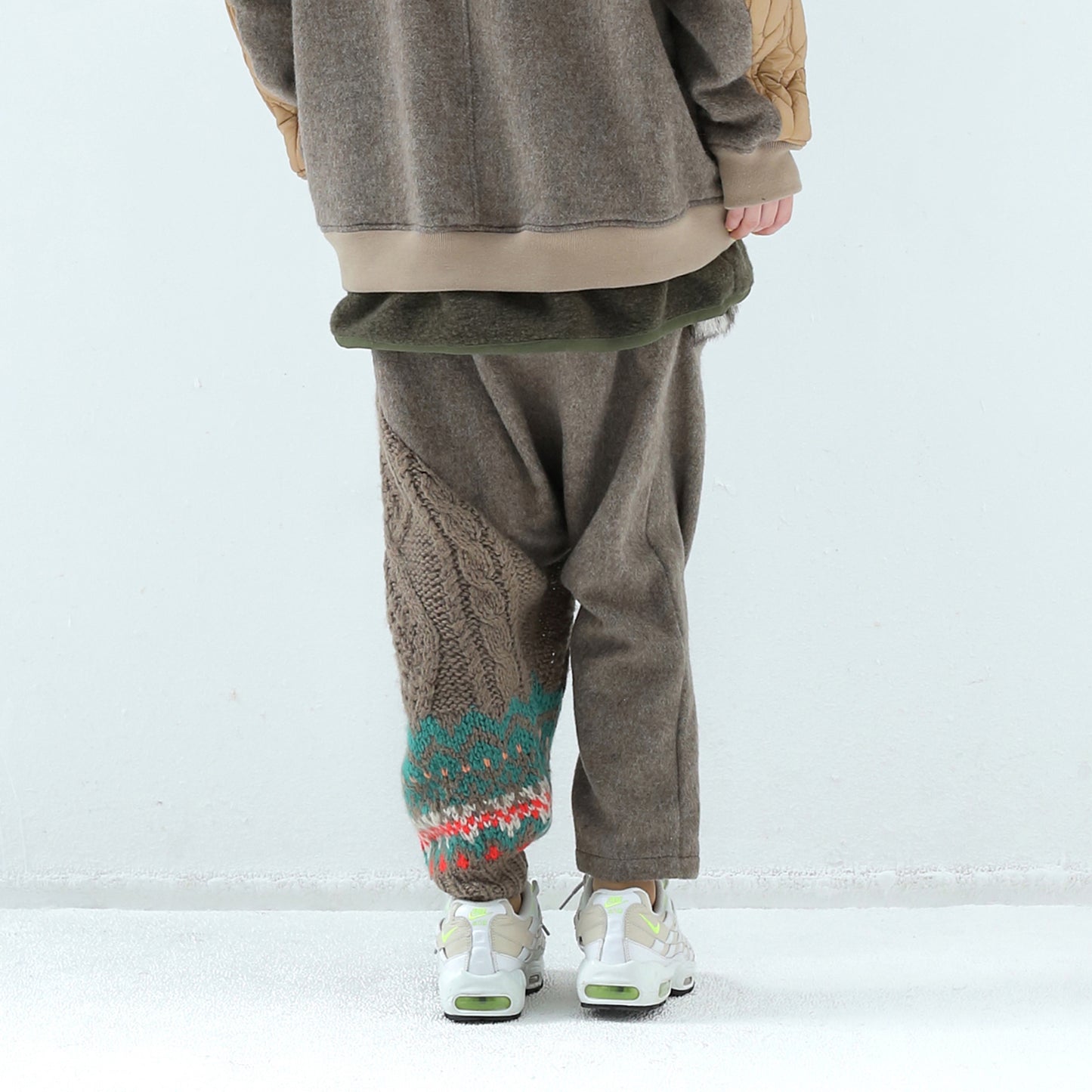 BEDSIDEDRAMA / 先行予約 OOPARTS Mix Relax Pants - BEIGE