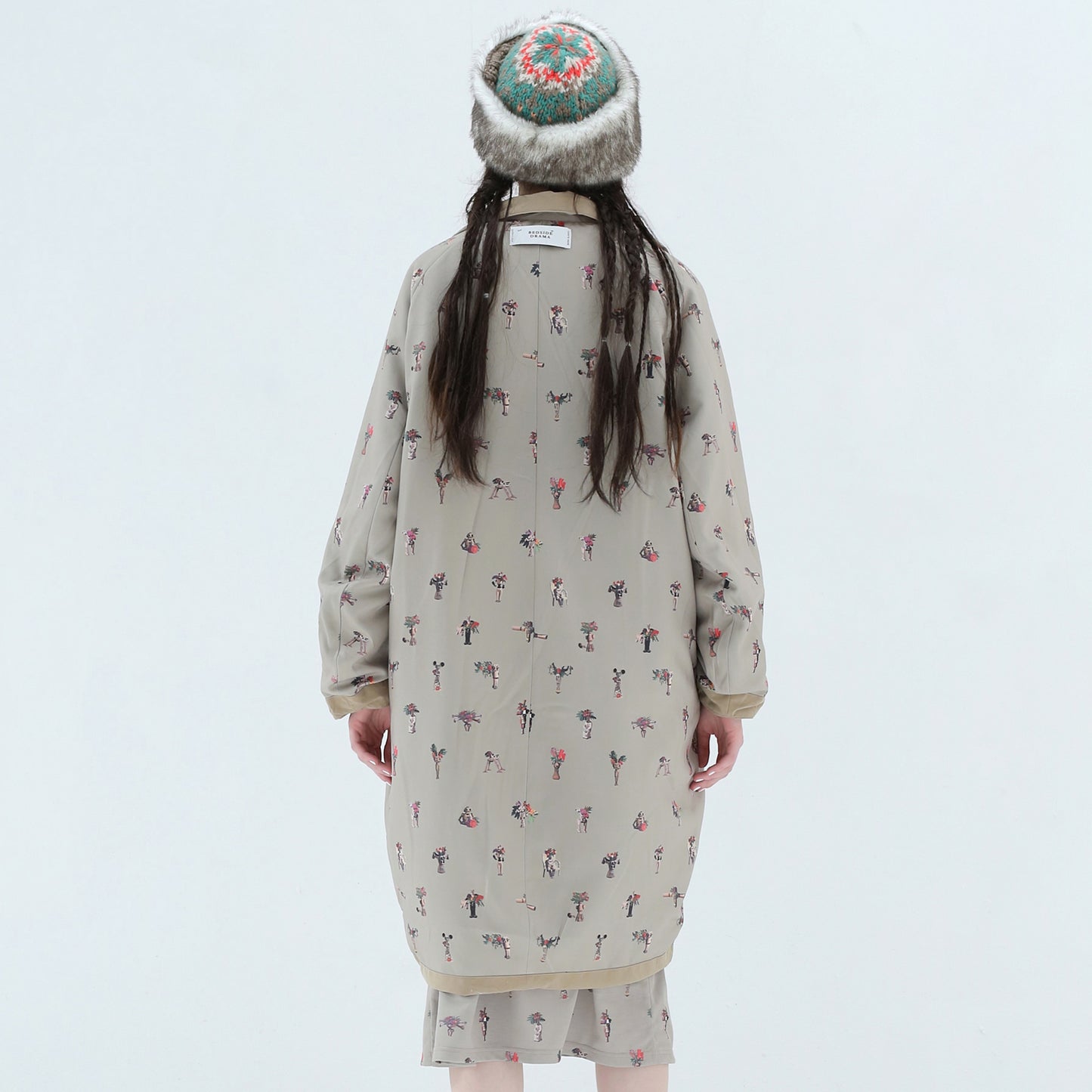 BEDSIDEDRAMA / 先行予約 Star Relic Reversible Coat - BEIGE