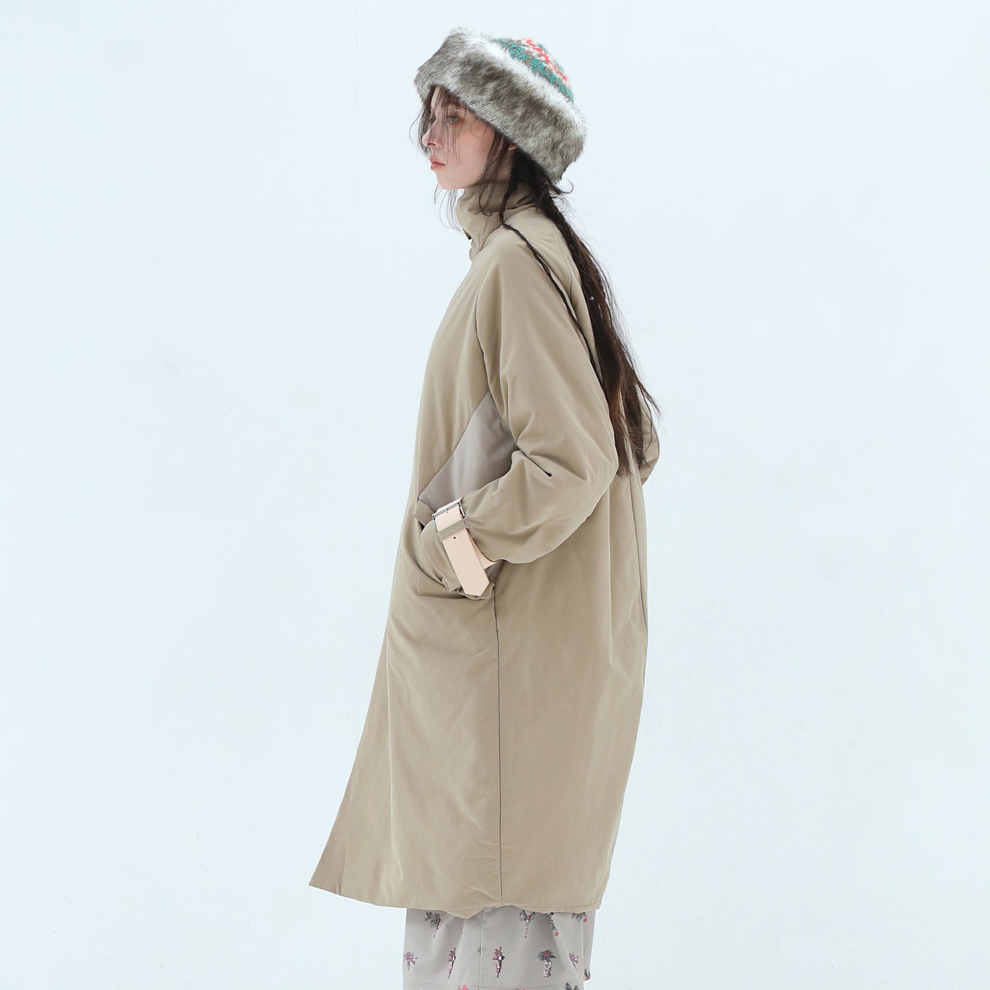 BEDSIDEDRAMA / 先行予約 Star Relic Reversible Coat - BEIGE