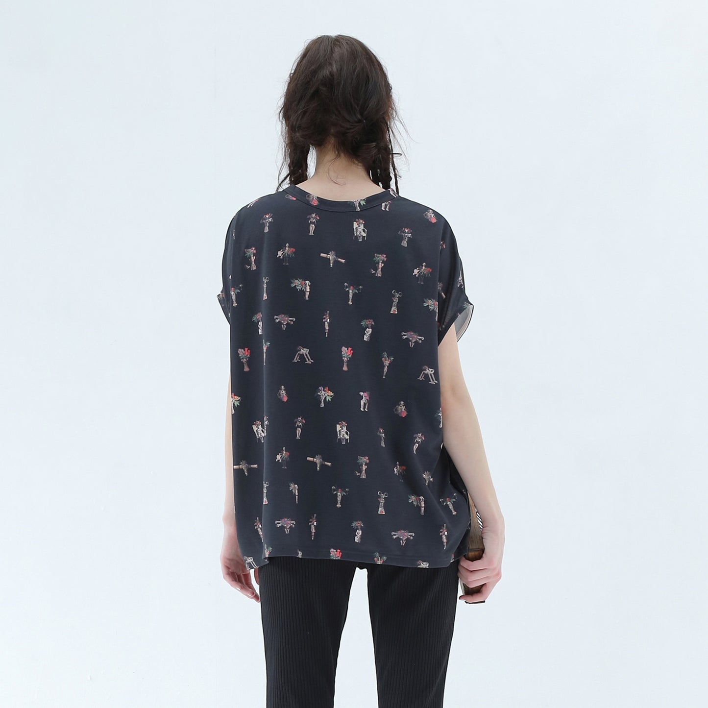 BEDSIDEDRAMA / 先行予約 Star Relic Dress Tee - BLACK