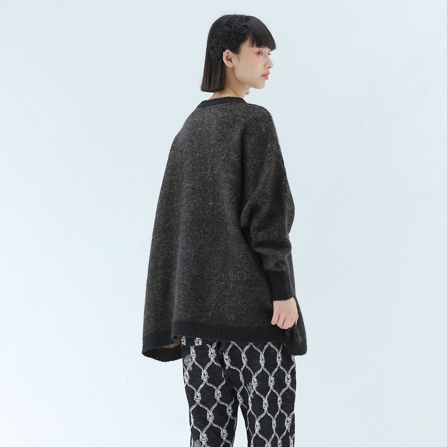 BEDSIDEDRAMA / 先行予約 GOD Only Knows Knit Sweater - BLACK