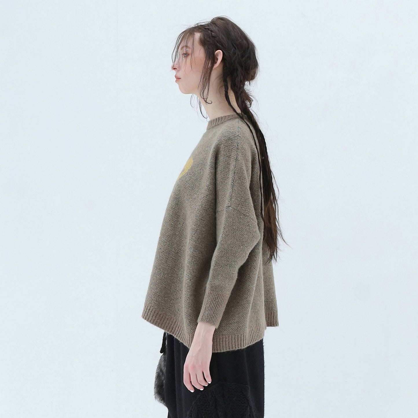 BEDSIDEDRAMA / 先行予約 GOD Only Knows Knit Sweater - MOSS