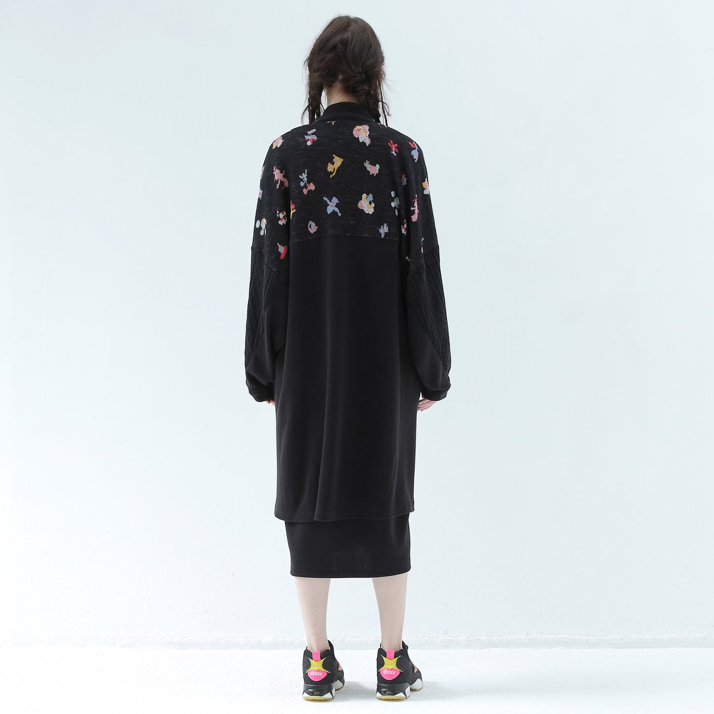 BEDSIDEDRAMA / 先行予約 Origin Jacquard Mix Gawn - MELT BLACK
