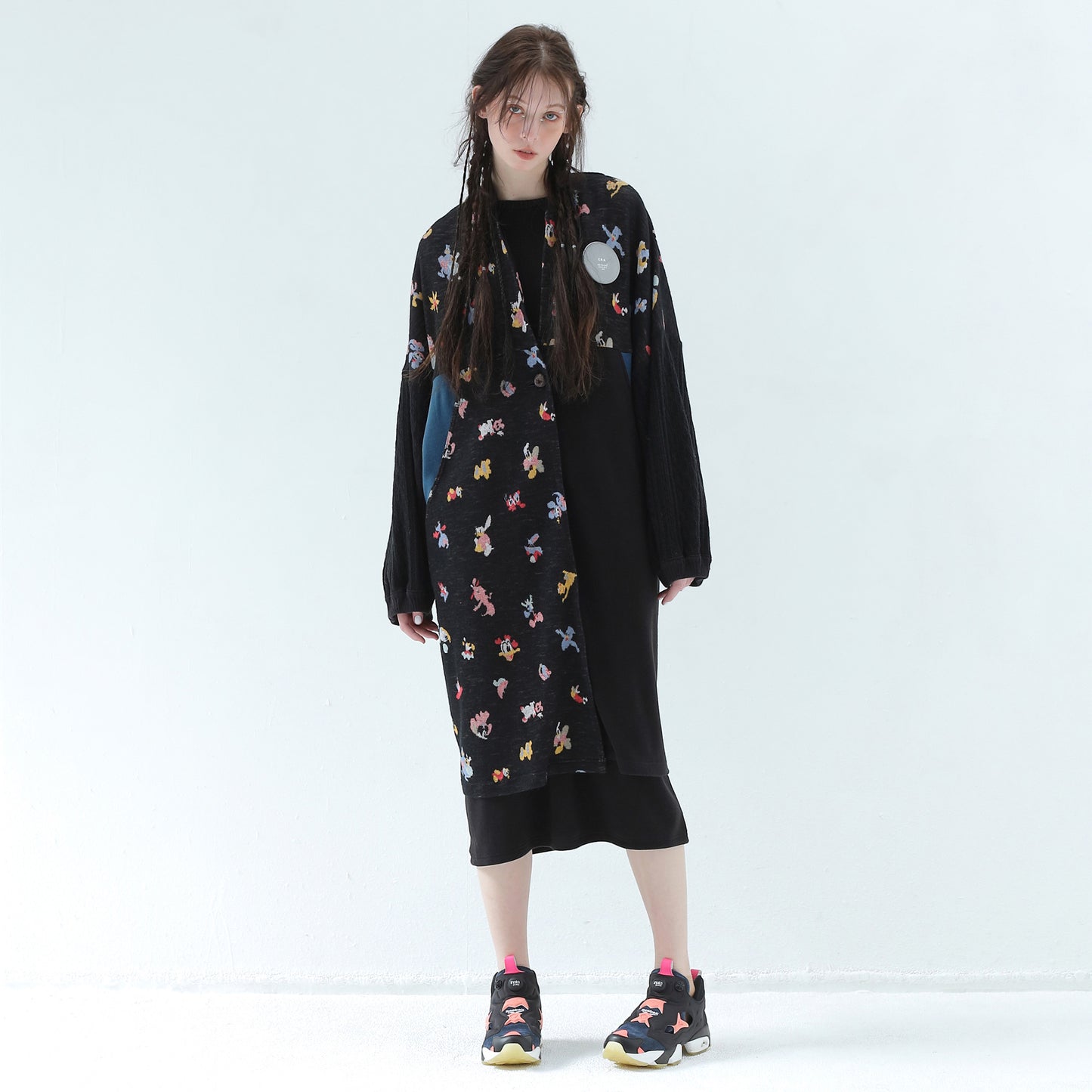 BEDSIDEDRAMA / 先行予約 Origin Jacquard Mix Gawn - MELT BLACK