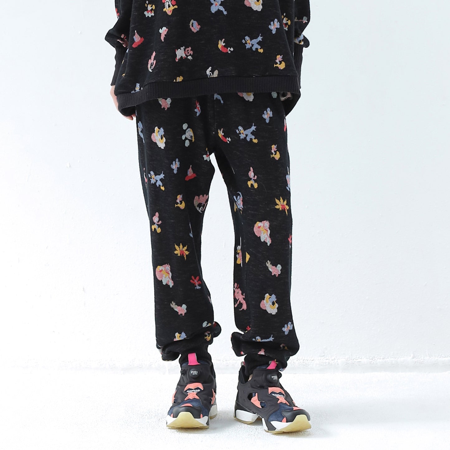 BEDSIDEDRAMA / 先行予約 Origin Jacquard Jodhpurs - MELT BLACK