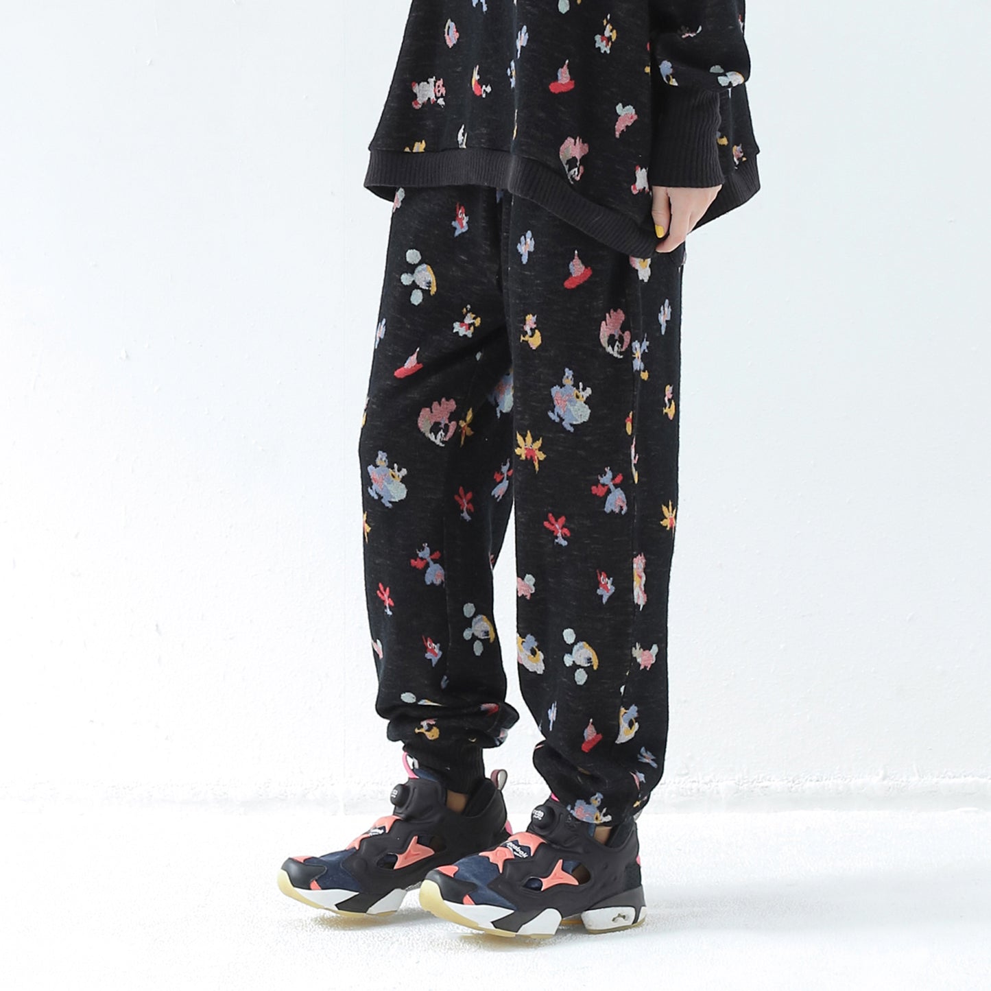 BEDSIDEDRAMA / 先行予約 Origin Jacquard Jodhpurs - MELT BLACK