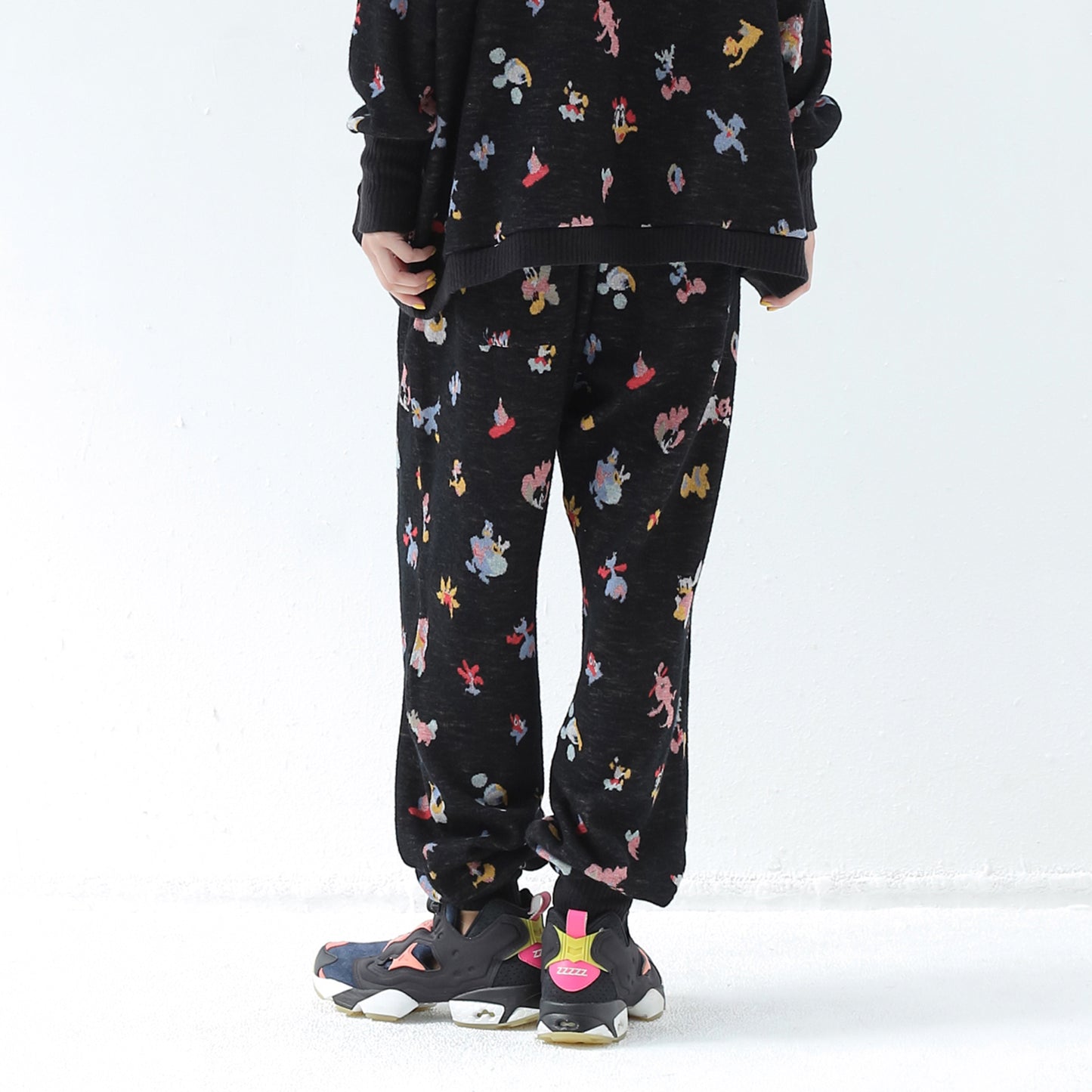 BEDSIDEDRAMA / 先行予約 Origin Jacquard Jodhpurs - MELT BLACK