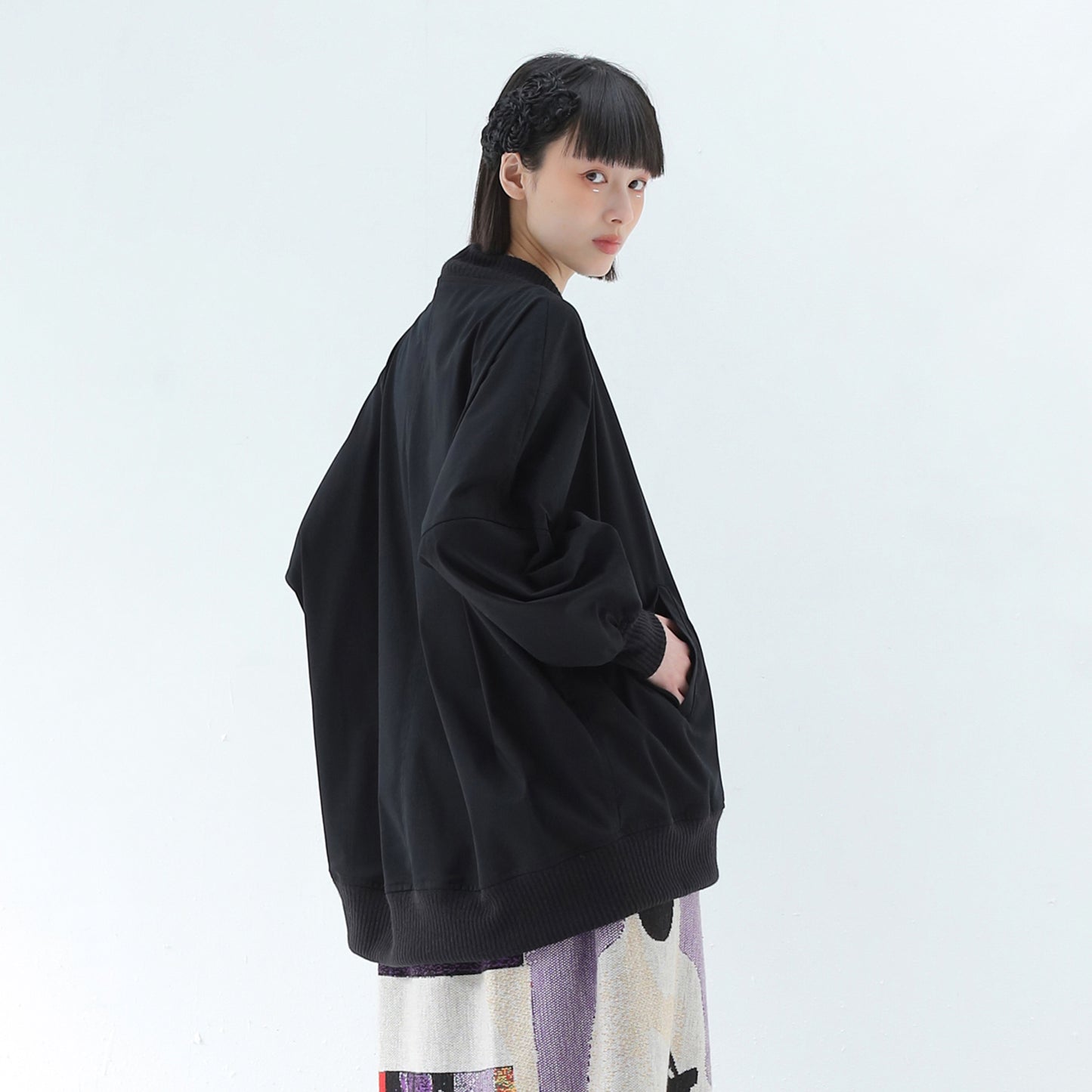 BEDSIDEDRAMA / 先行予約 MA-1 Pullover - BLACK