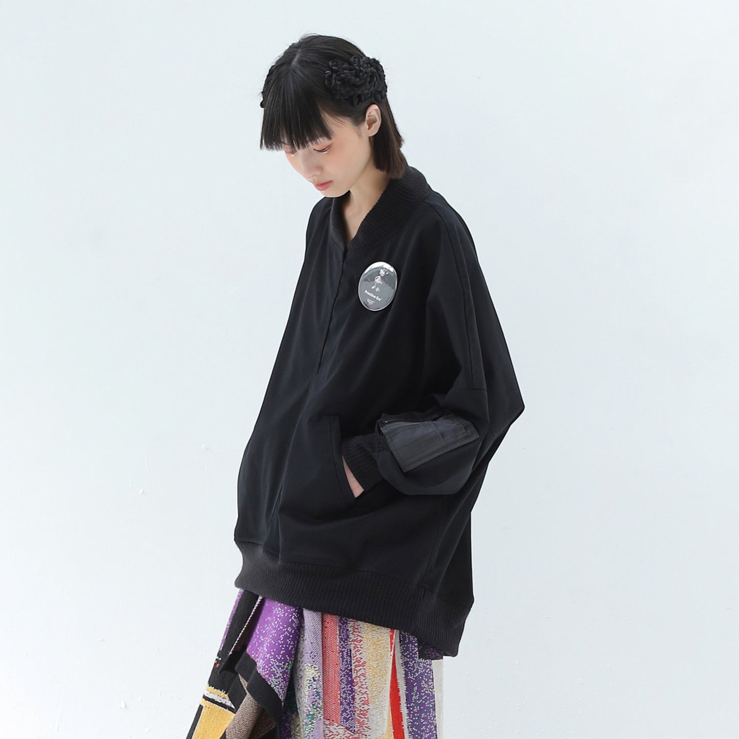 BEDSIDEDRAMA / 先行予約 MA-1 Pullover - BLACK