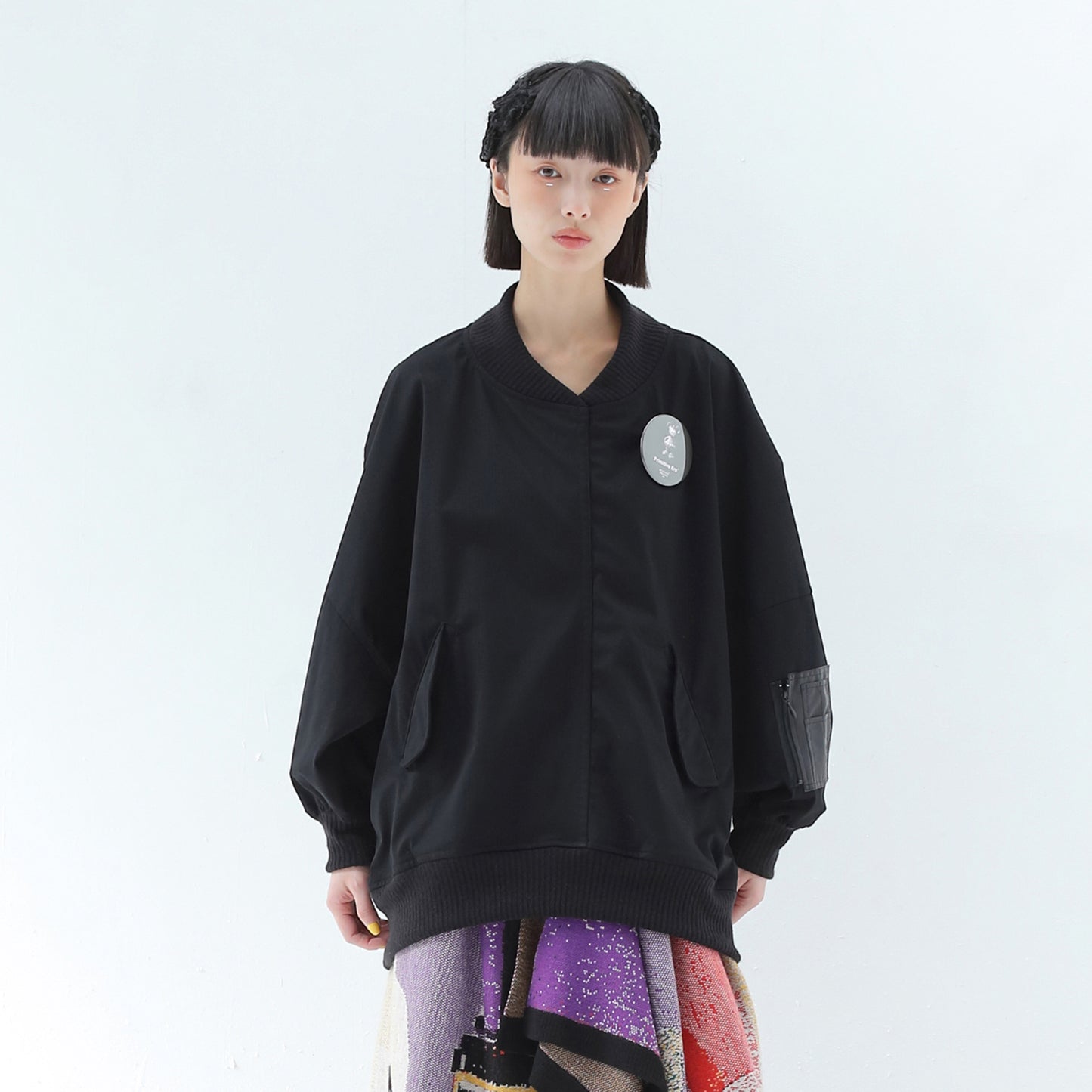 BEDSIDEDRAMA / 先行予約 MA-1 Pullover - BLACK
