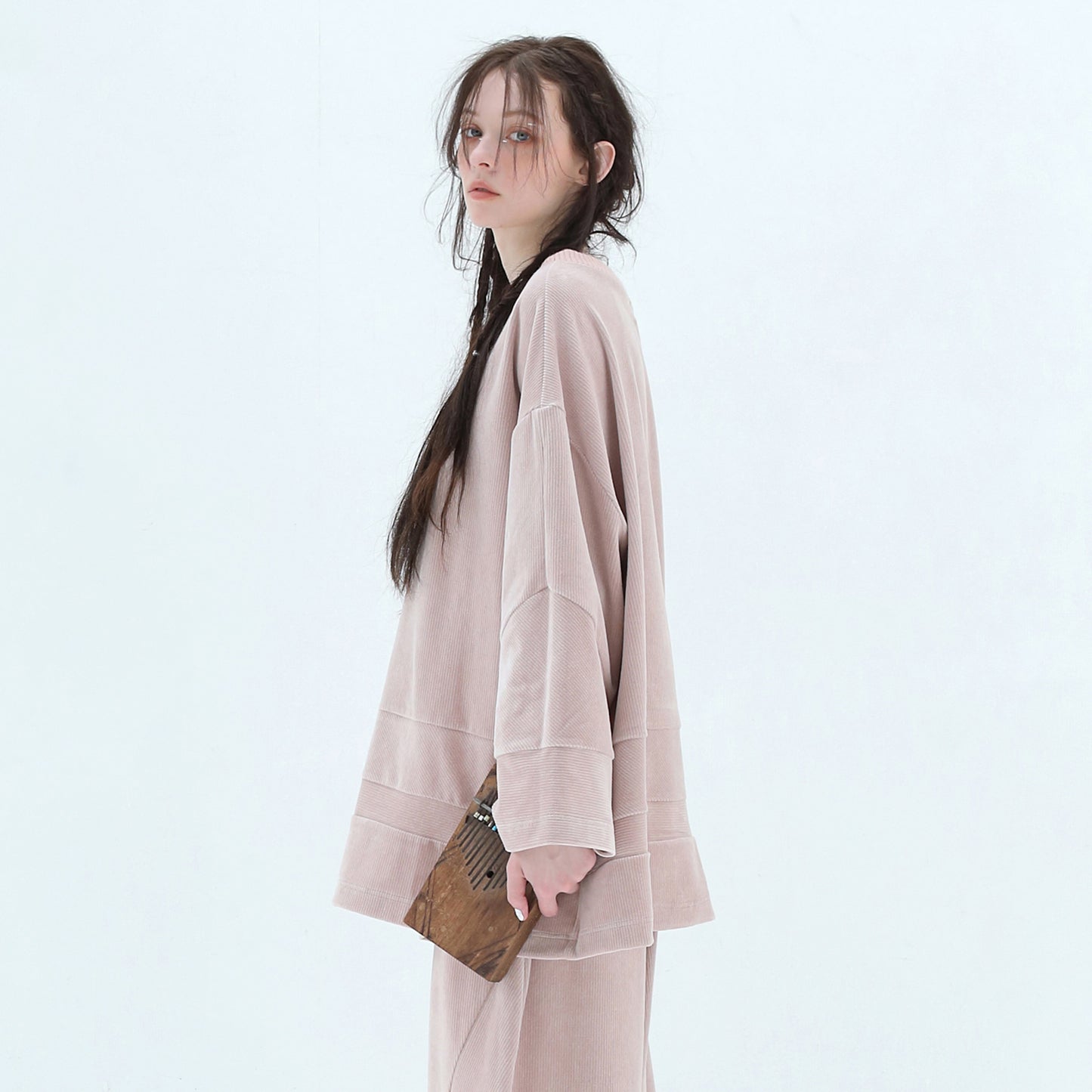 BEDSIDEDRAMA / 先行予約 Pattern Switch Pullover - PINK