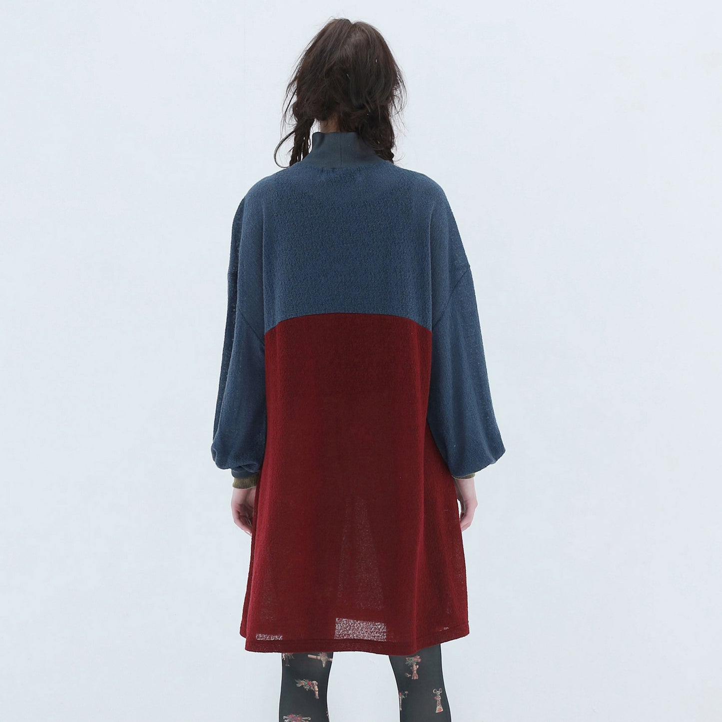 BEDSIDEDRAMA / 先行予約 Color Mix Dress Tee - BLUE