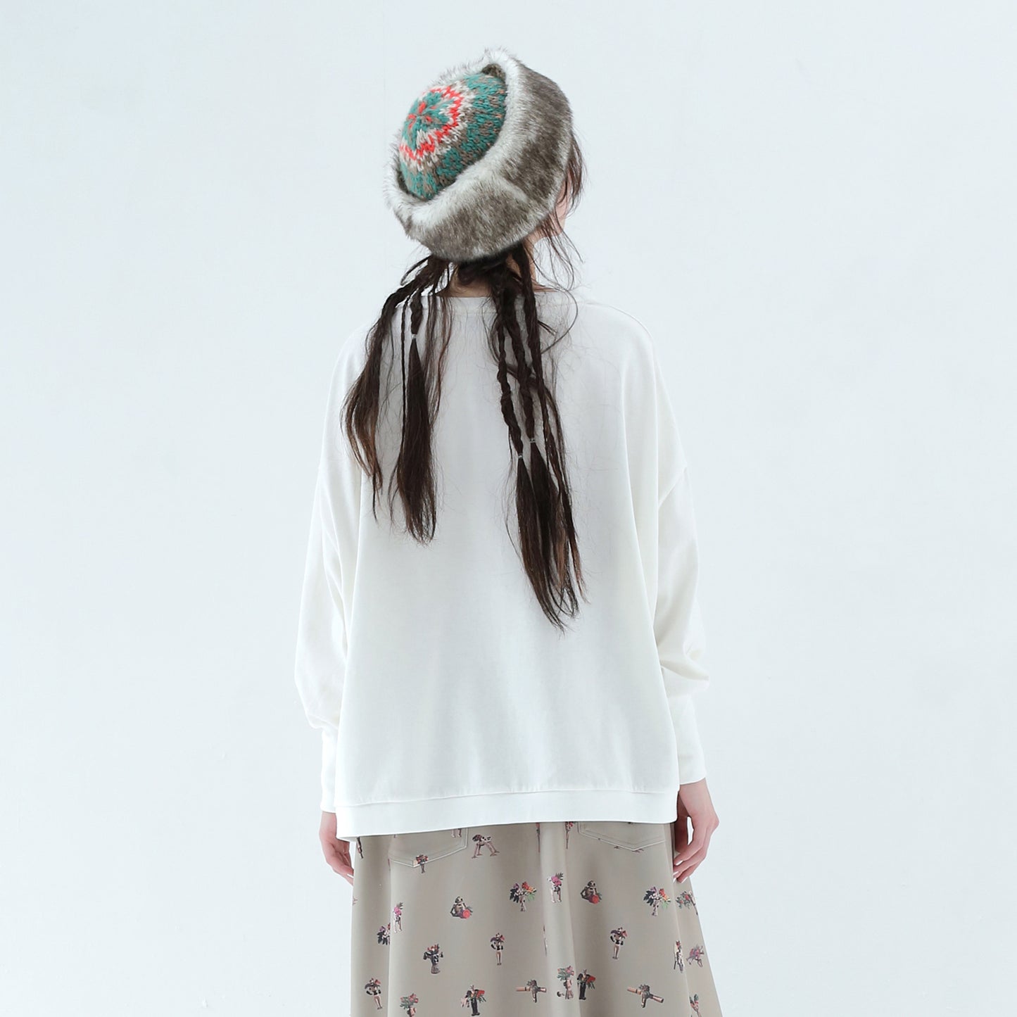BEDSIDEDRAMA / 先行予約 DIGNEY DOLL Wide Pullover - WHITE