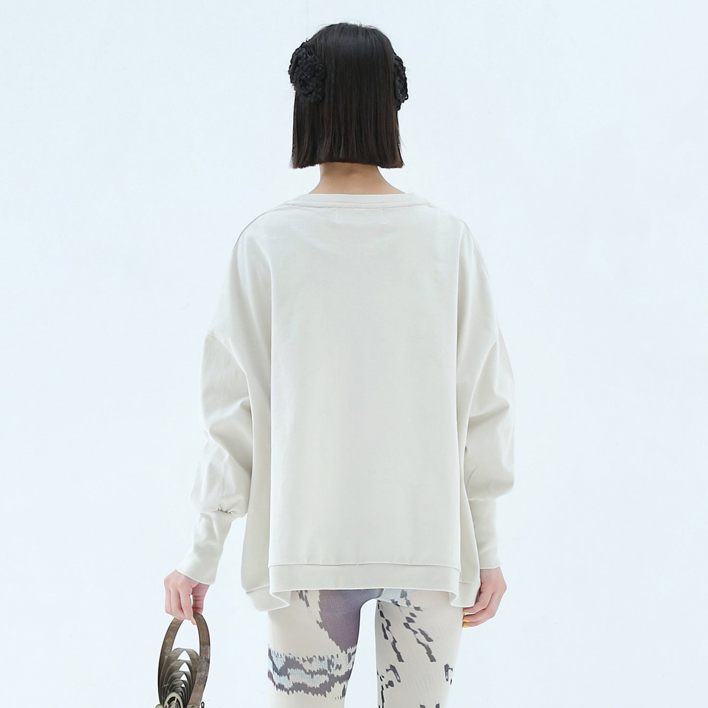 BEDSIDEDRAMA / 先行予約 YVES AND ADAM Wide Pullover - NATURAL