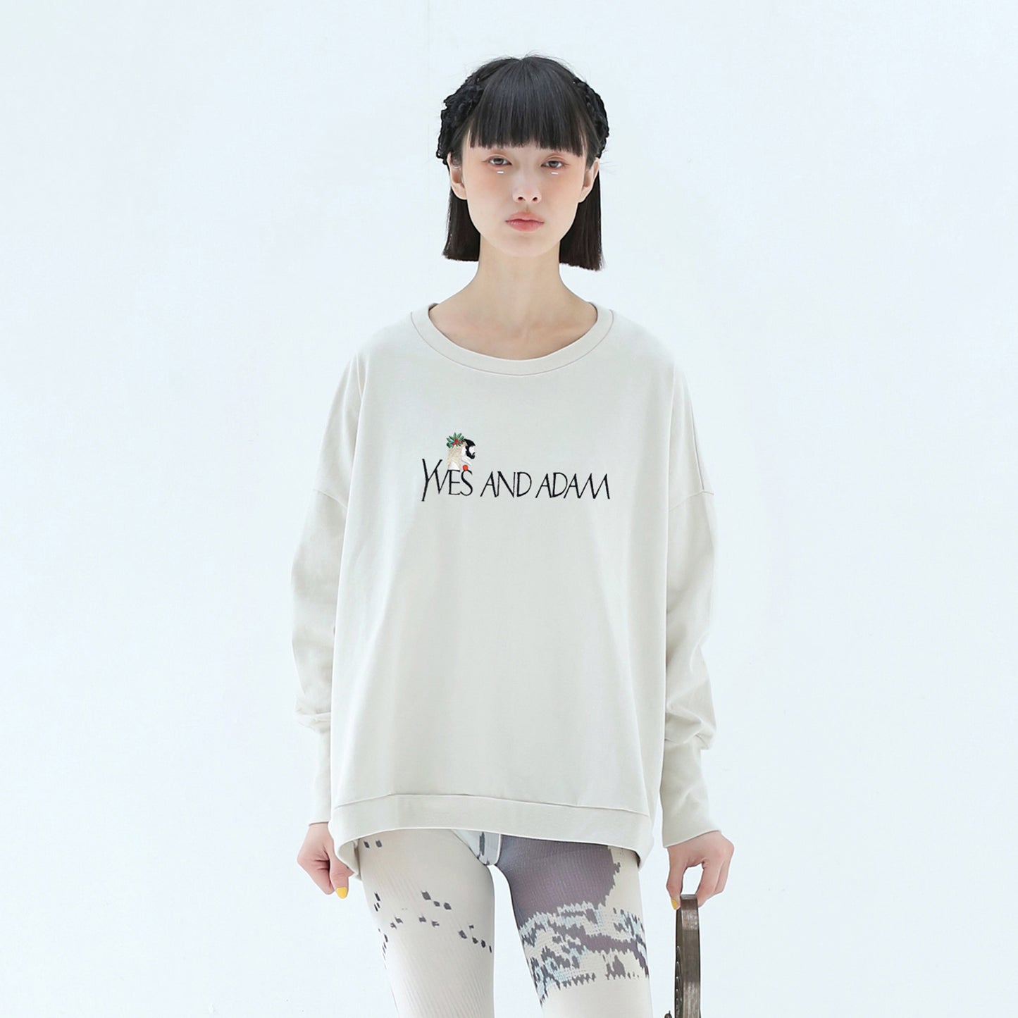 BEDSIDEDRAMA / 先行予約 YVES AND ADAM Wide Pullover - NATURAL