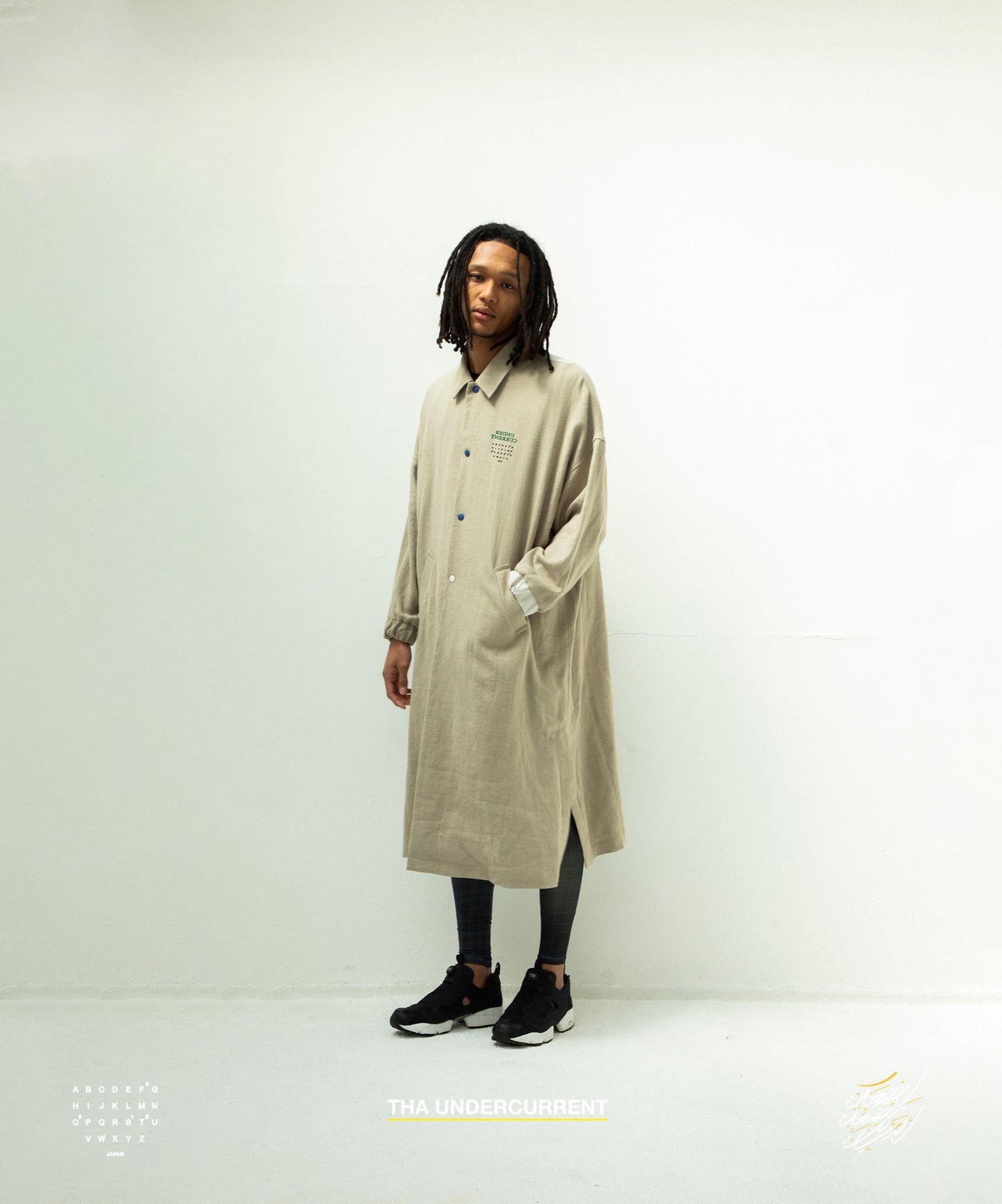 STOF / 先行予約 COLOR MIX LINEN WOOL COAT - G.BEIGE