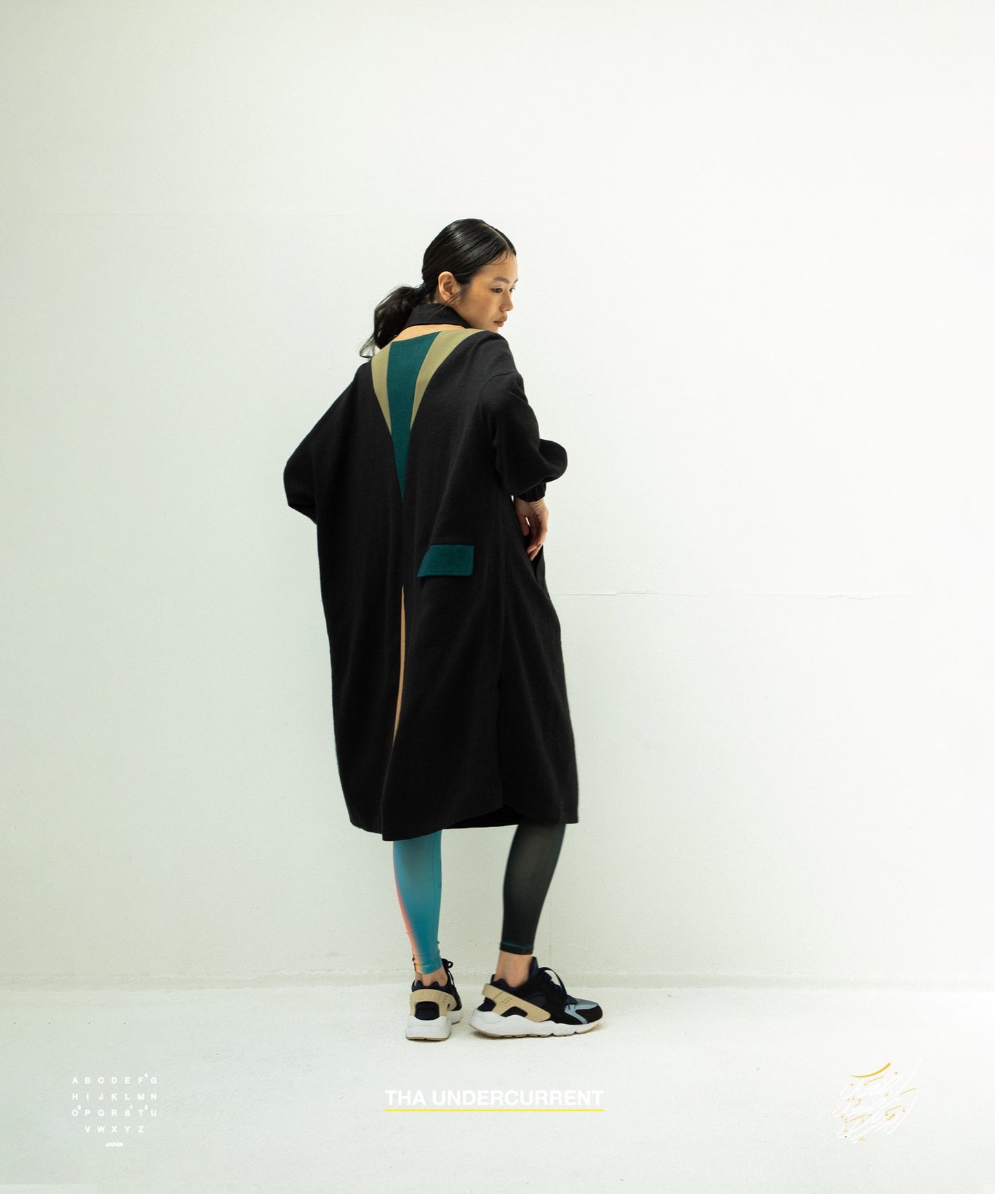 STOF / 先行予約 COLOR MIX LINEN WOOL COAT - BLACK