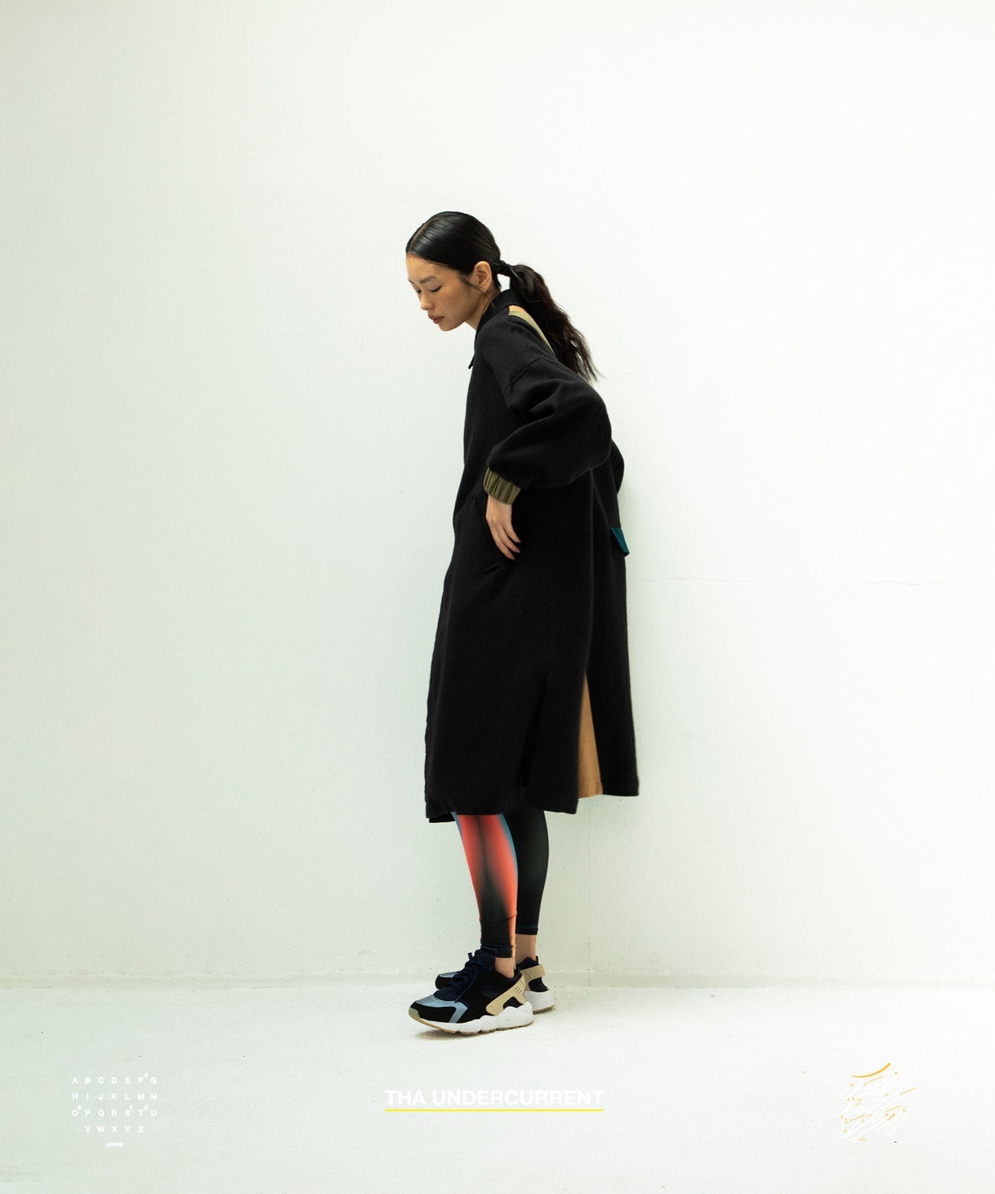 STOF / 先行予約 COLOR MIX LINEN WOOL COAT - BLACK