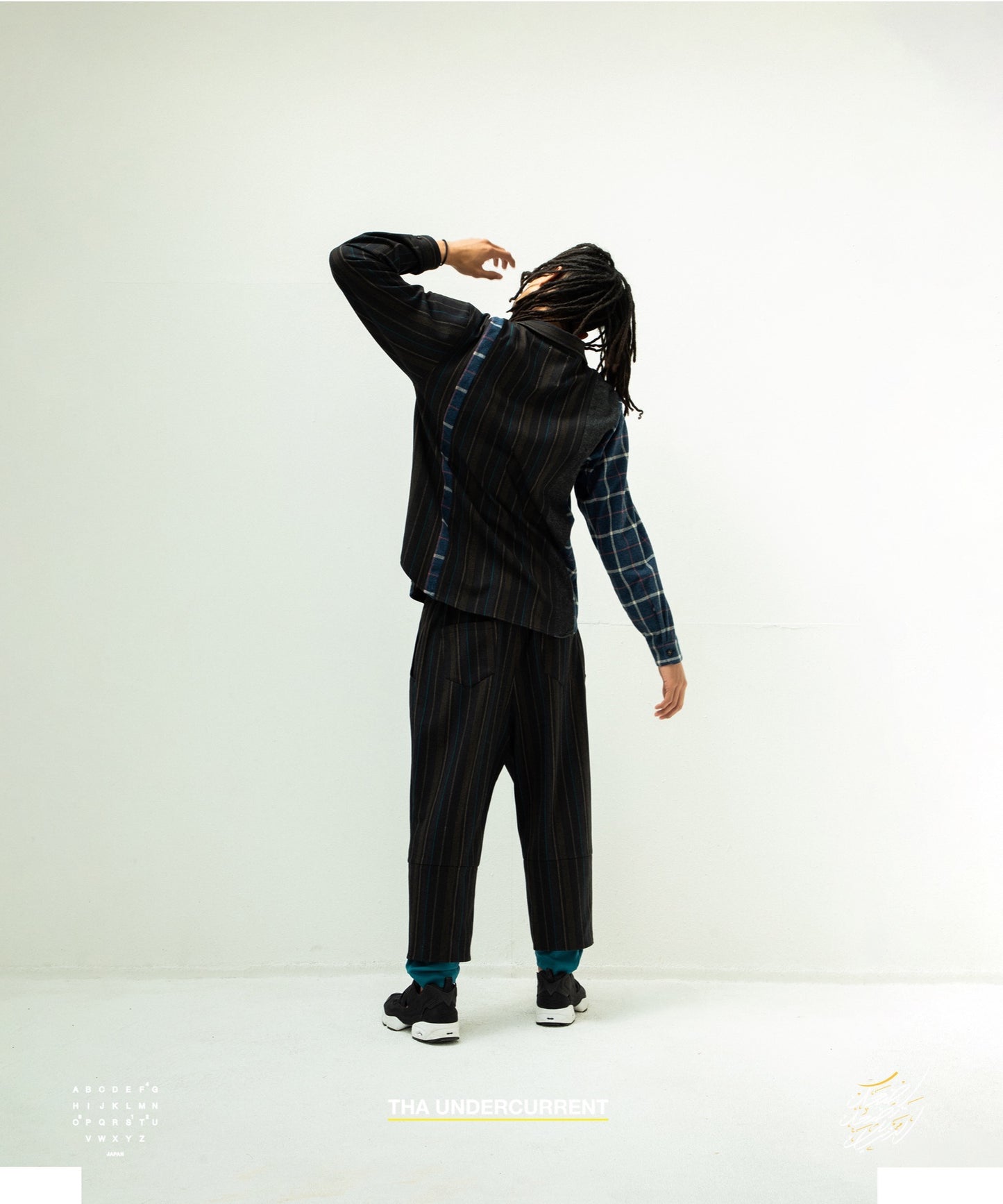 STOF / MIX STRIPE SHIRTS - BLACK