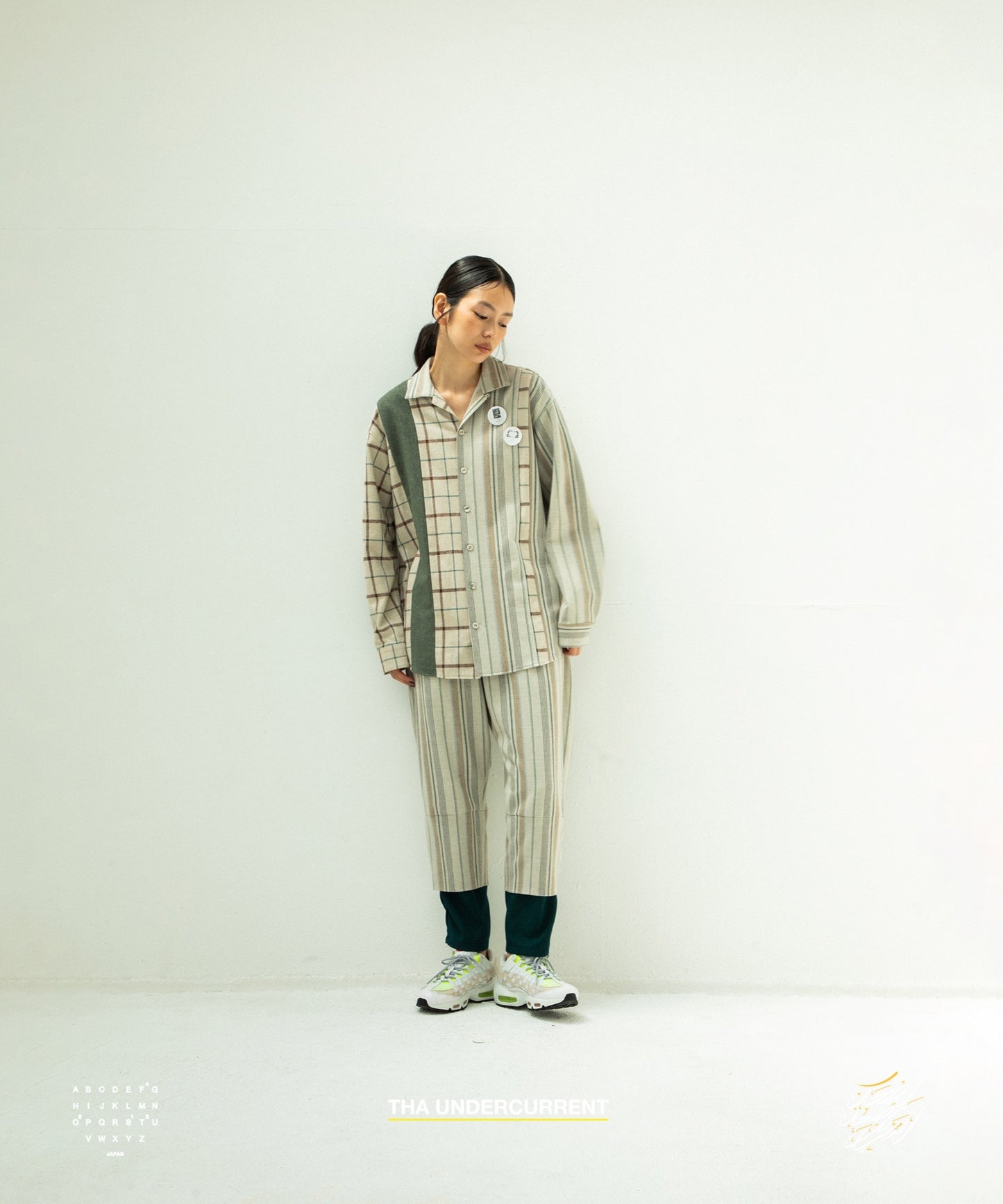 STOF / MIX STRIPE SHIRTS - BEIGE