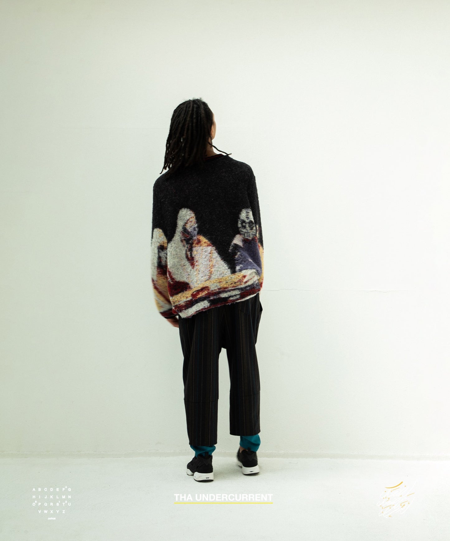 STOF / 先行予約 STAR MOHAIR KNIT SWEATER - BLACK