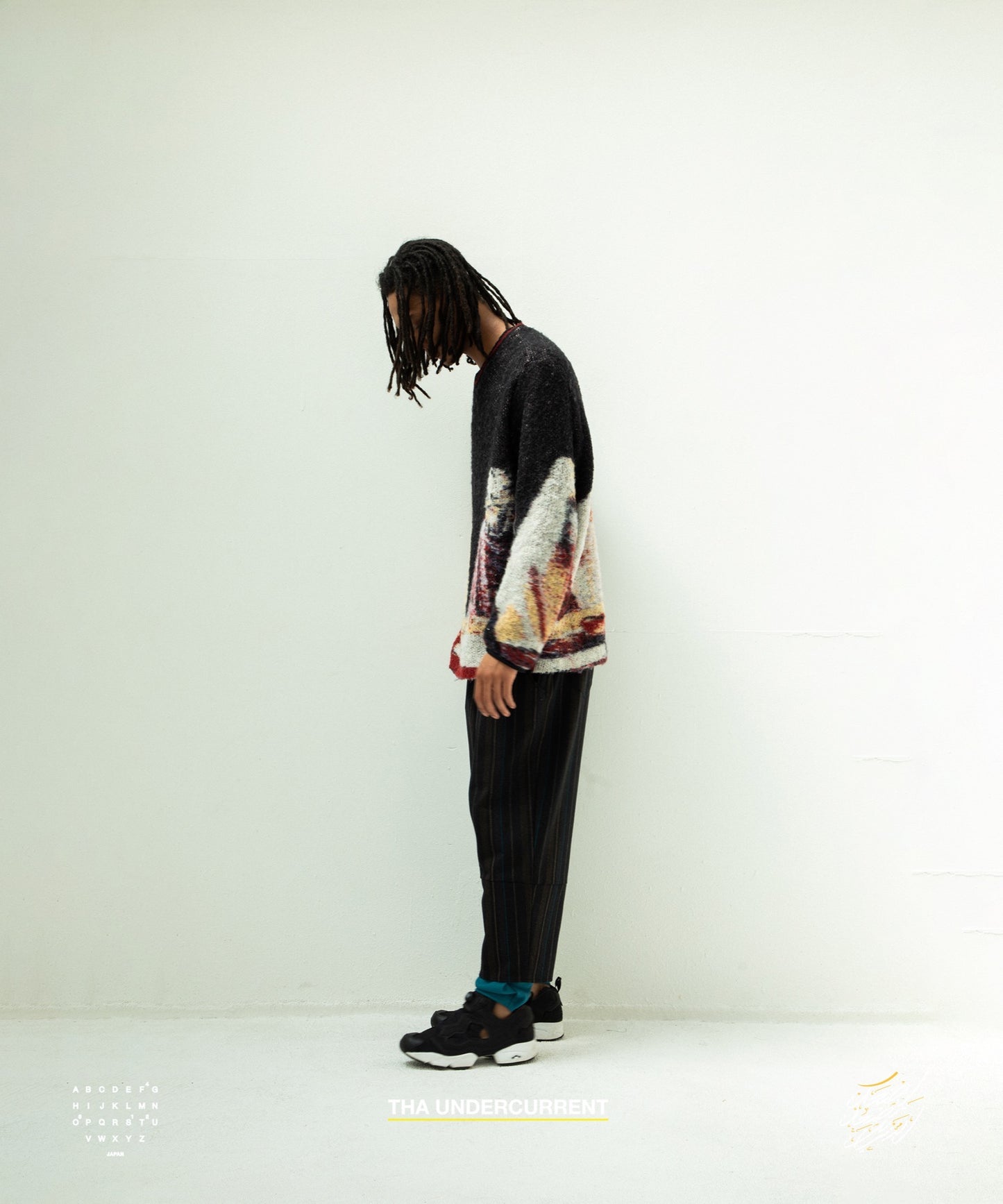 STOF / 先行予約 STAR MOHAIR KNIT SWEATER - BLACK