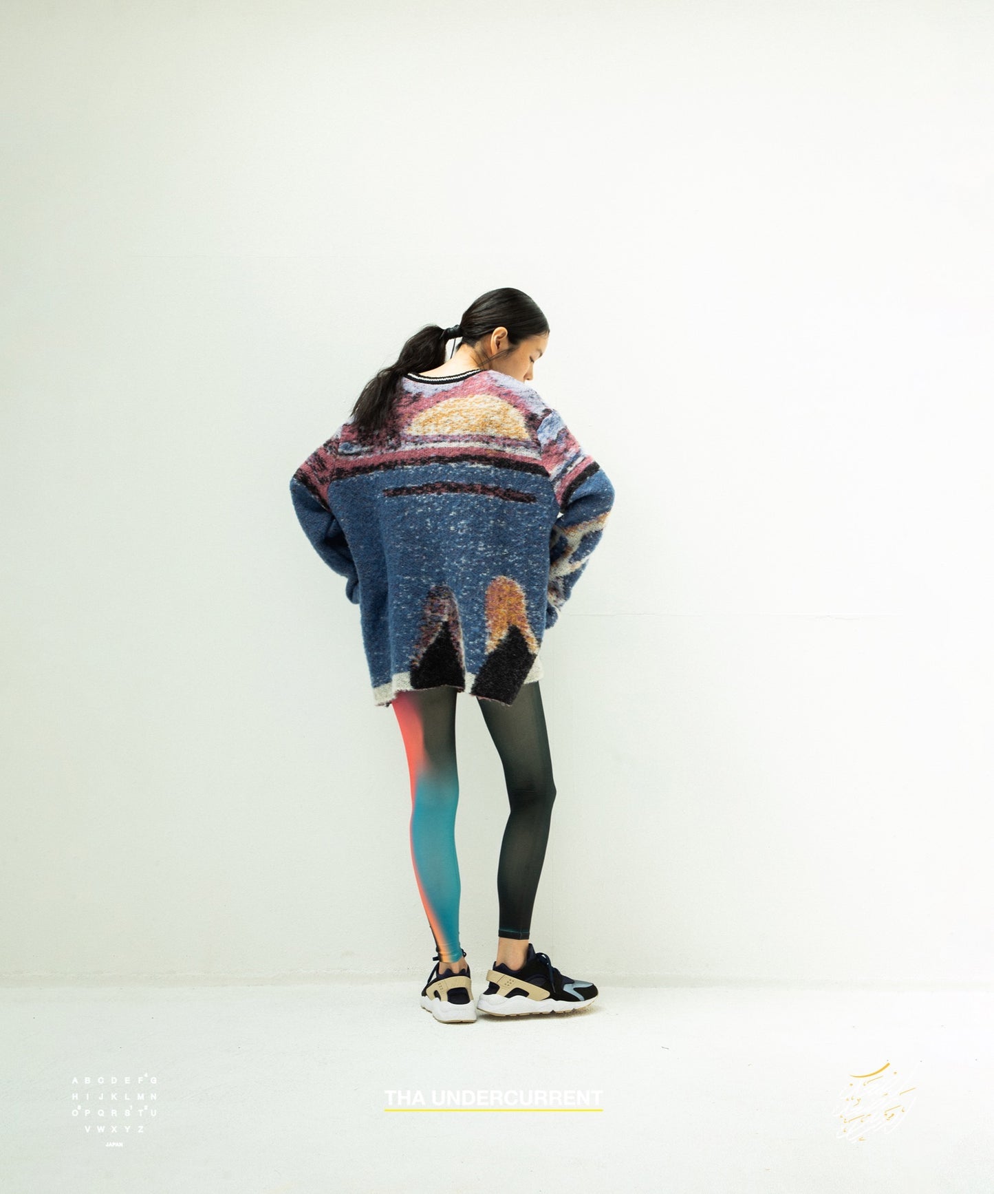 STOF / 先行予約 STAR MOHAIR KNIT SWEATER - BLUE