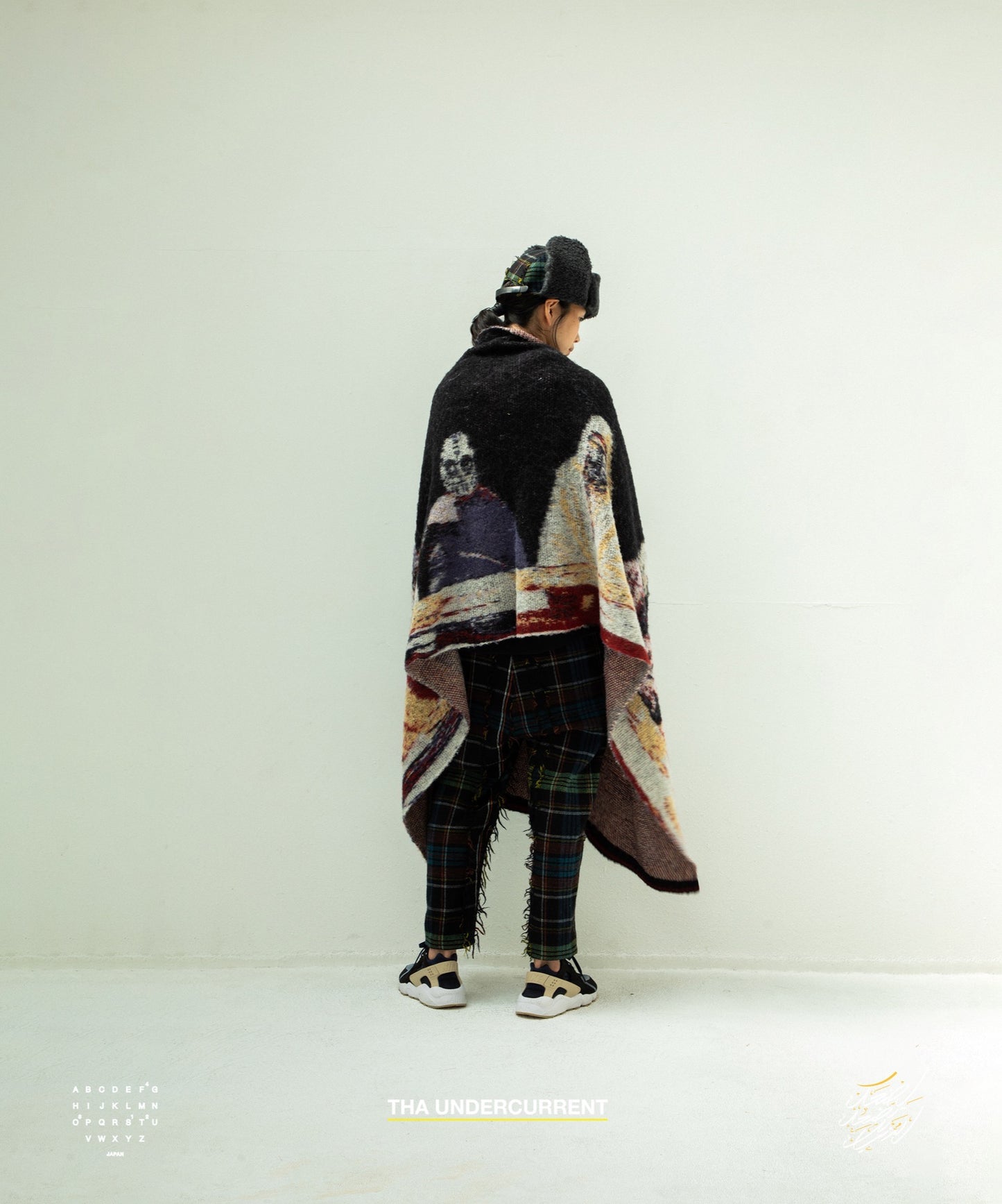 STOF / 先行予約 STAR MOHAIR KNIT BLANKET - BLACK