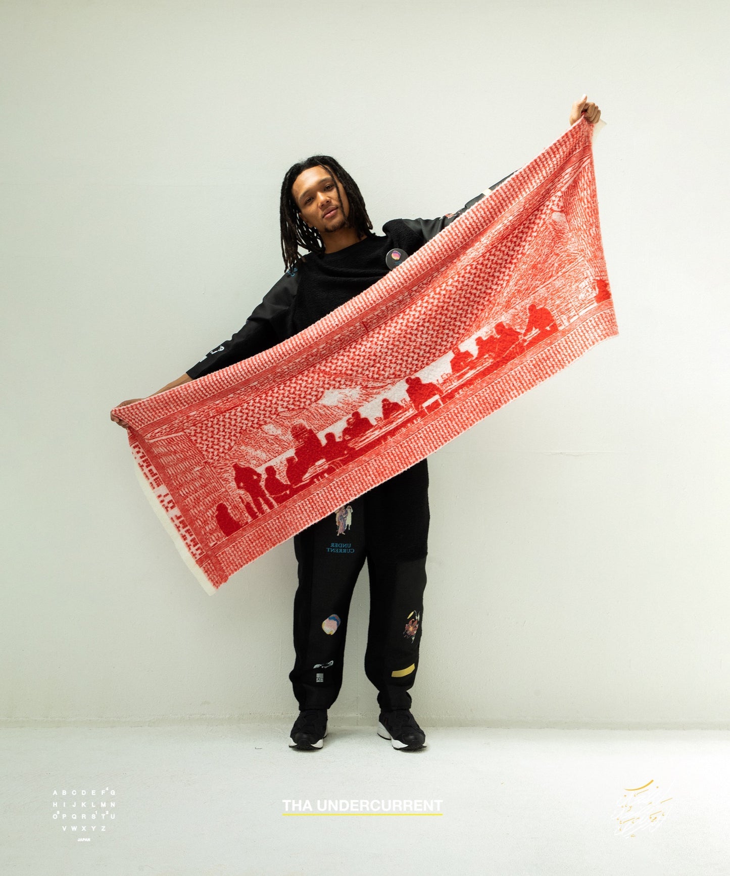 STOF / 先行予約 STAR SCHMUG STOLE - RED