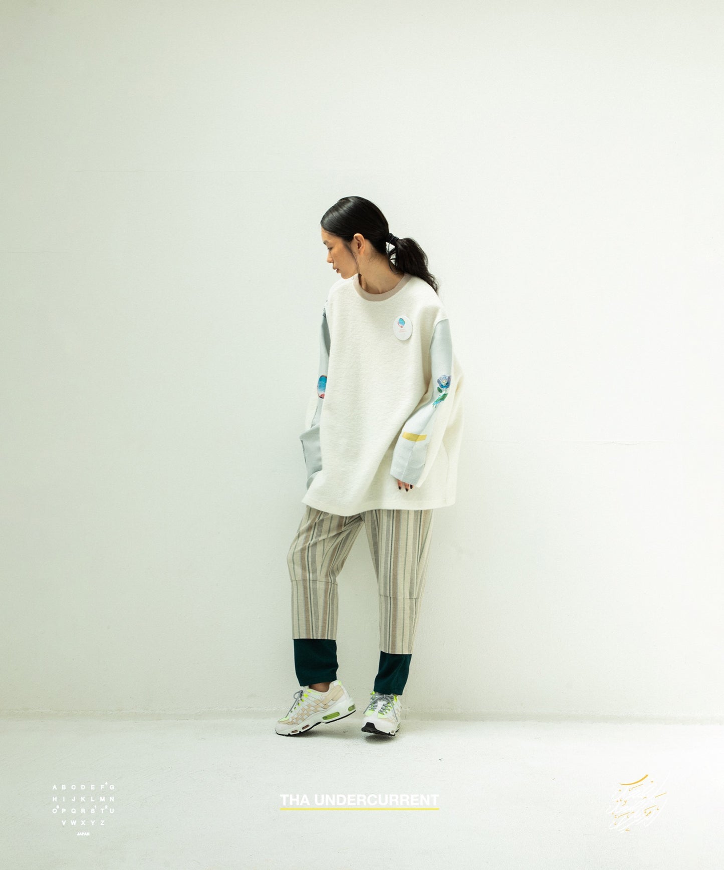 STOF / 先行予約 FLAGMENTS MIX PULLOVER - WHITE