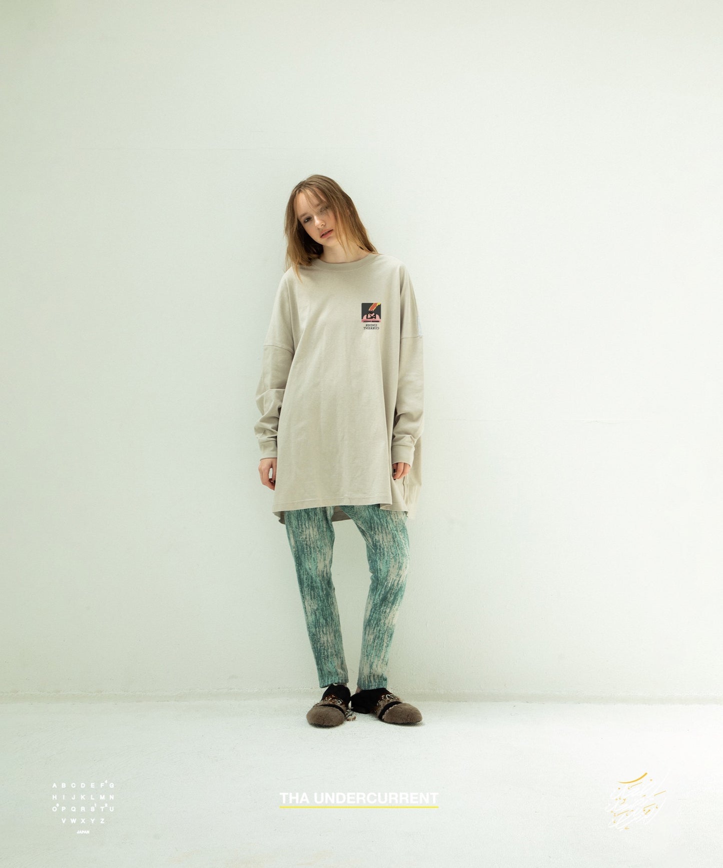 STOF / 先行予約 COLOR MIX RELAX TEE - G.BEIGE