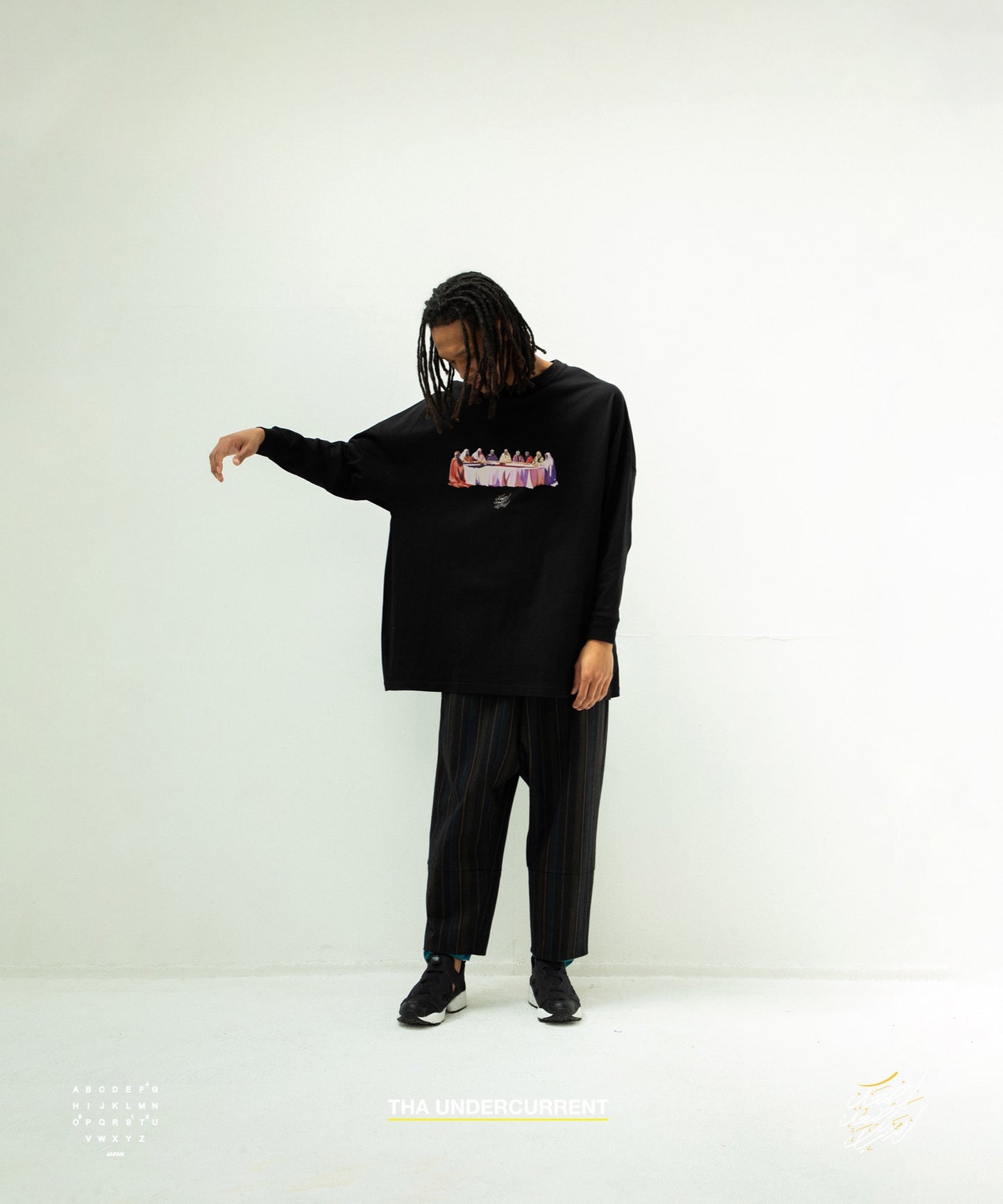 STOF / 先行予約 GALAXY DIALOGUE L/S T-SHIRT - BLACK