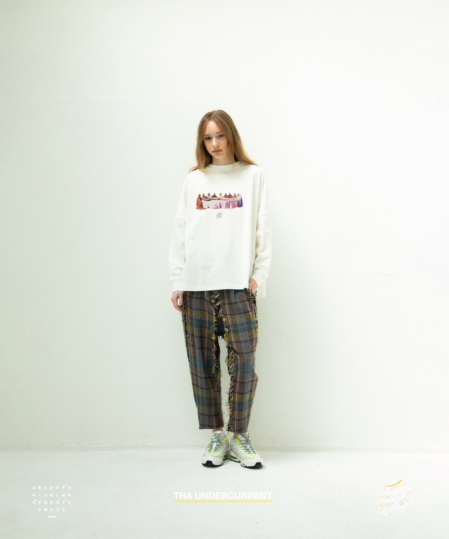 STOF / 先行予約 GALAXY DIALOGUE L/S T-SHIRT - WHITE