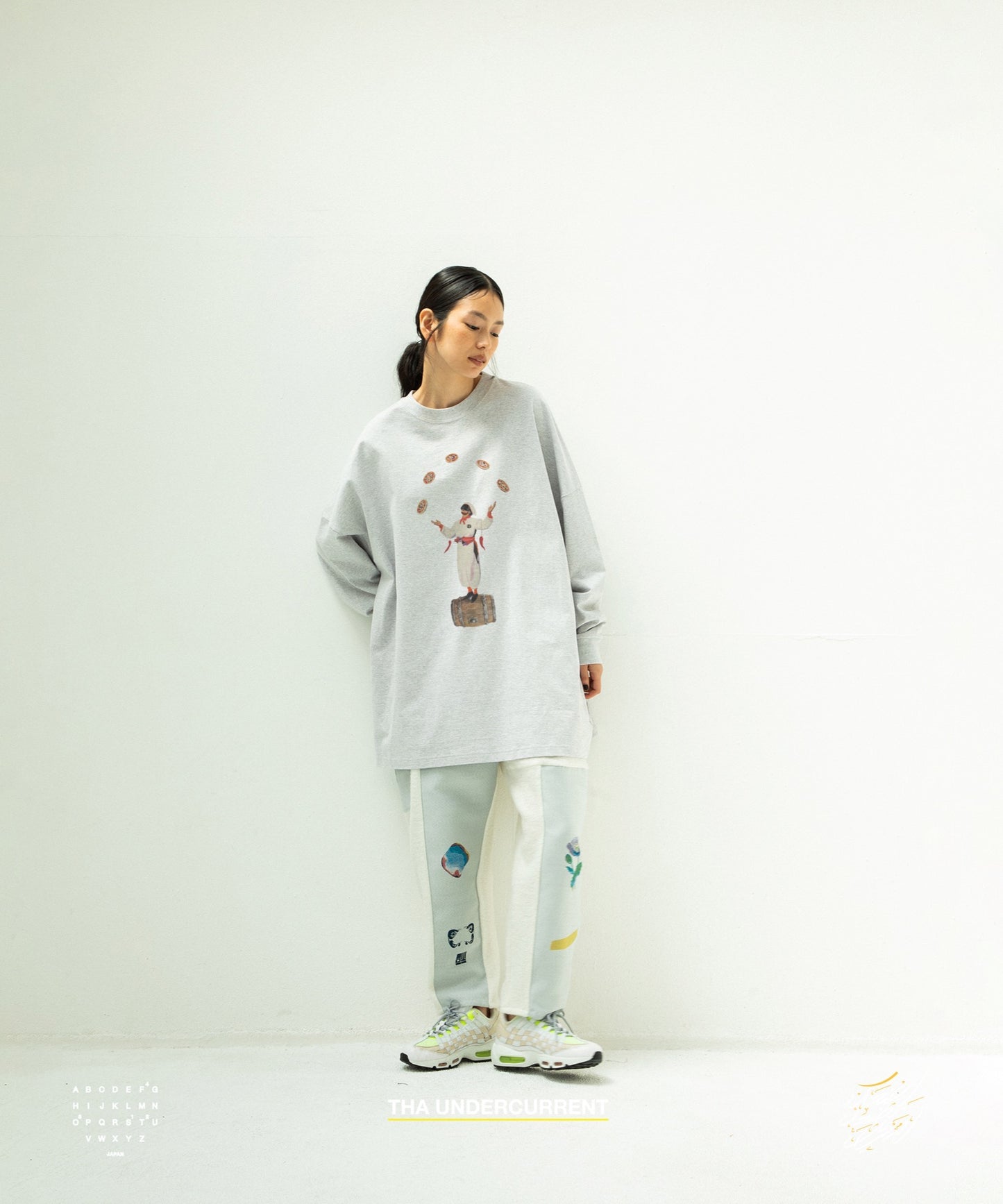 STOF / 先行予約 PIZZA OF LIFE L/S T-SHIRT - OATMEAL