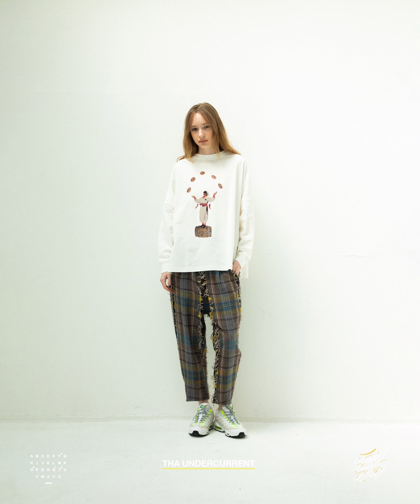 STOF / 先行予約 PIZZA OF LIFE L/S T-SHIRT - WHITE